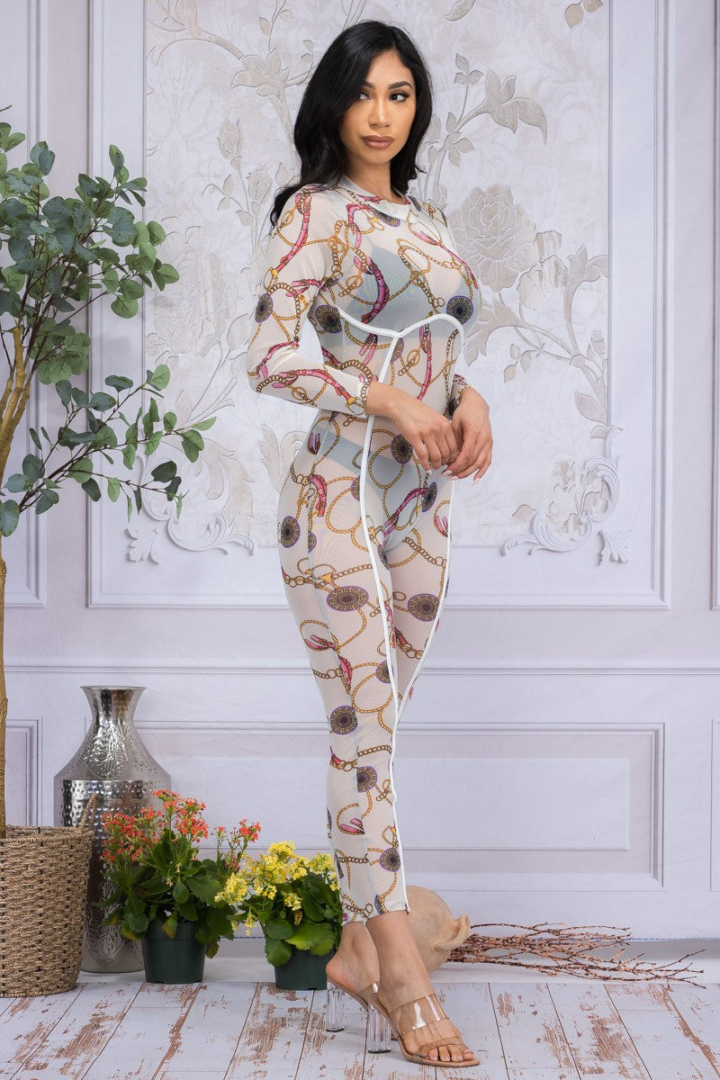 HH642R-MED - TRAJE DE MALLA MANGA LARGA