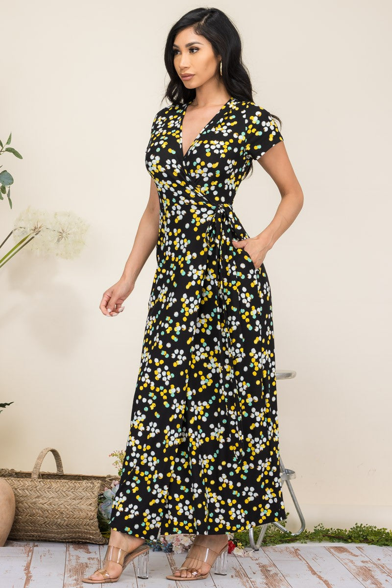 HH548X-PD - VESTIDO MAXI MANGA CORTA