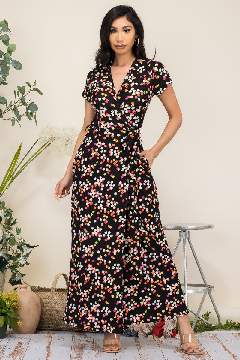 HH548X-PD - VESTIDO MAXI MANGA CORTA