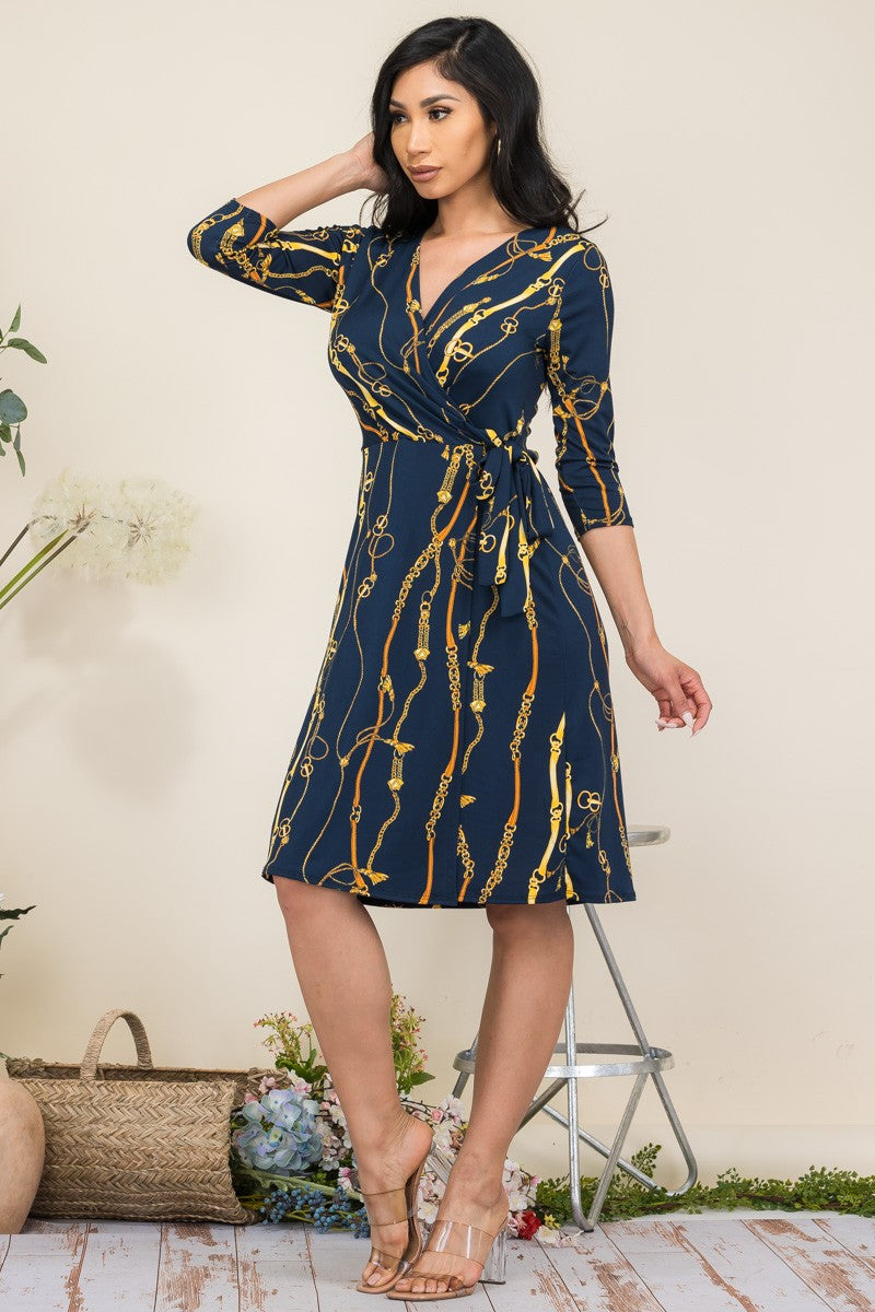 HH467X-CH - VESTIDO COCTEL ABERTURA LATERAL