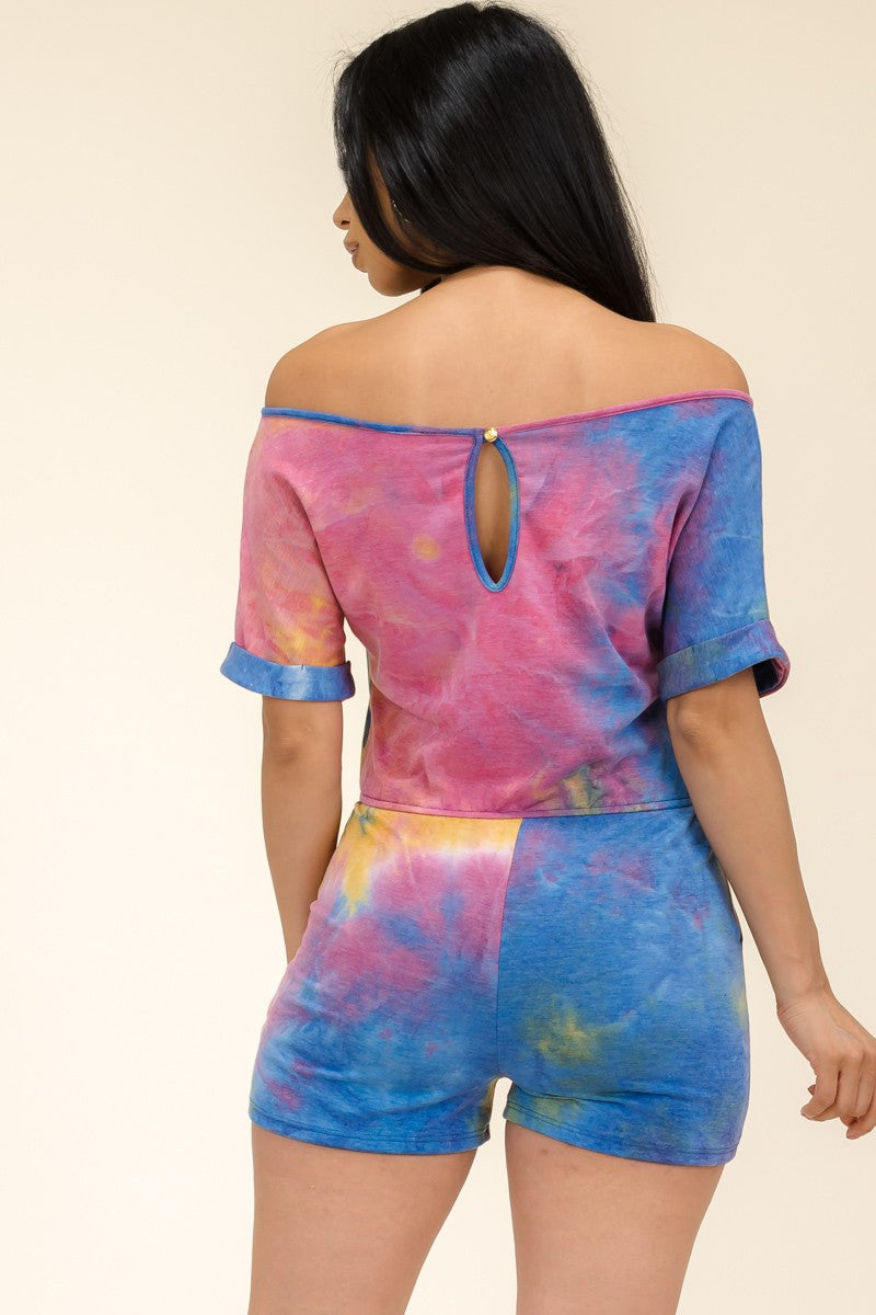 HH554X-TD - PELELE MANGA CORTA TIE DYE
