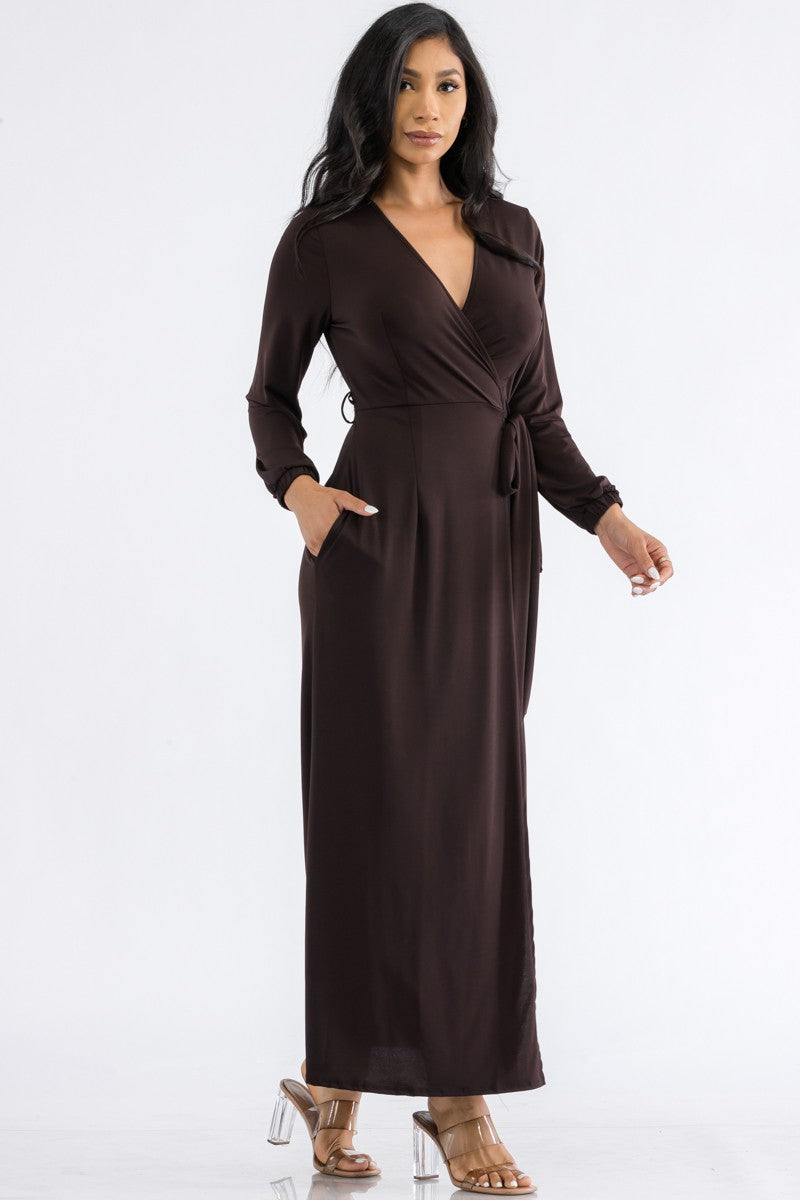HH548R1-LS LONG SLEEVE MAXI DRESS