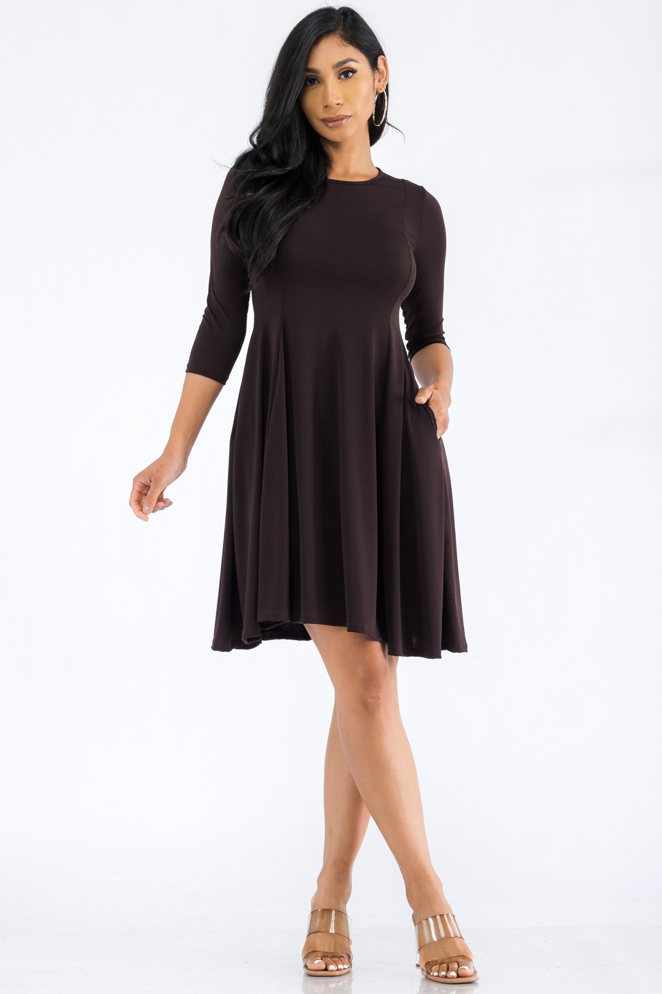 HH711X-SL - VESTIDO TÚNICA MANGA LARGA