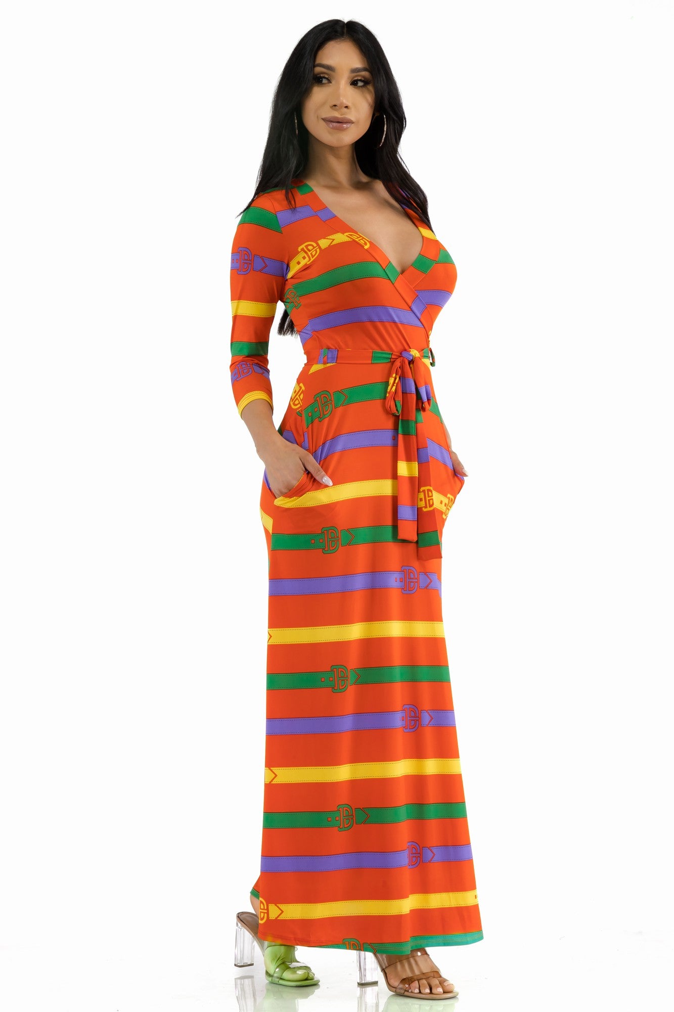 SAN149X-BLT - VESTIDO MAXI BARROCO