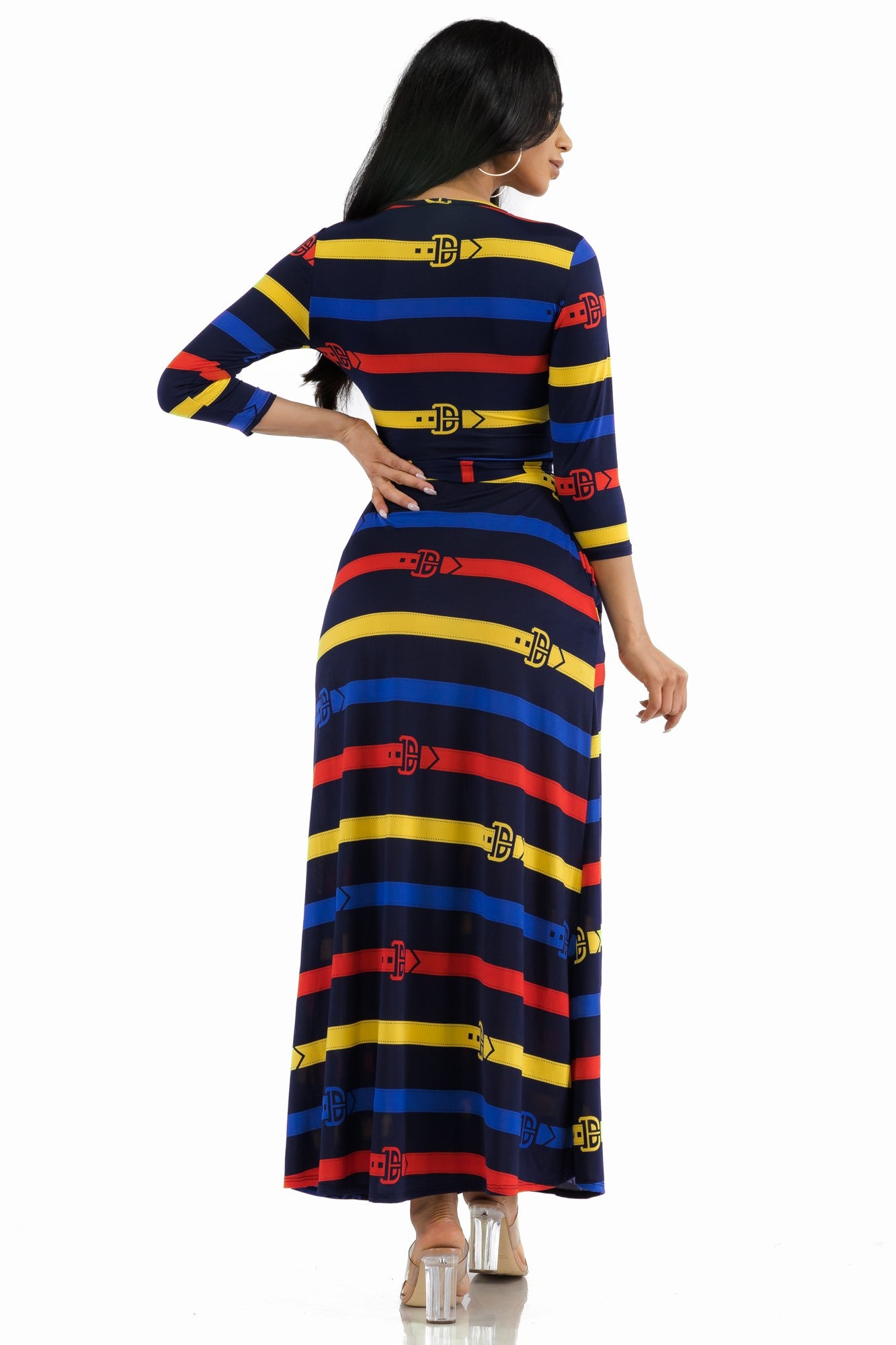 SAN149X-BLT - VESTIDO MAXI BARROCO