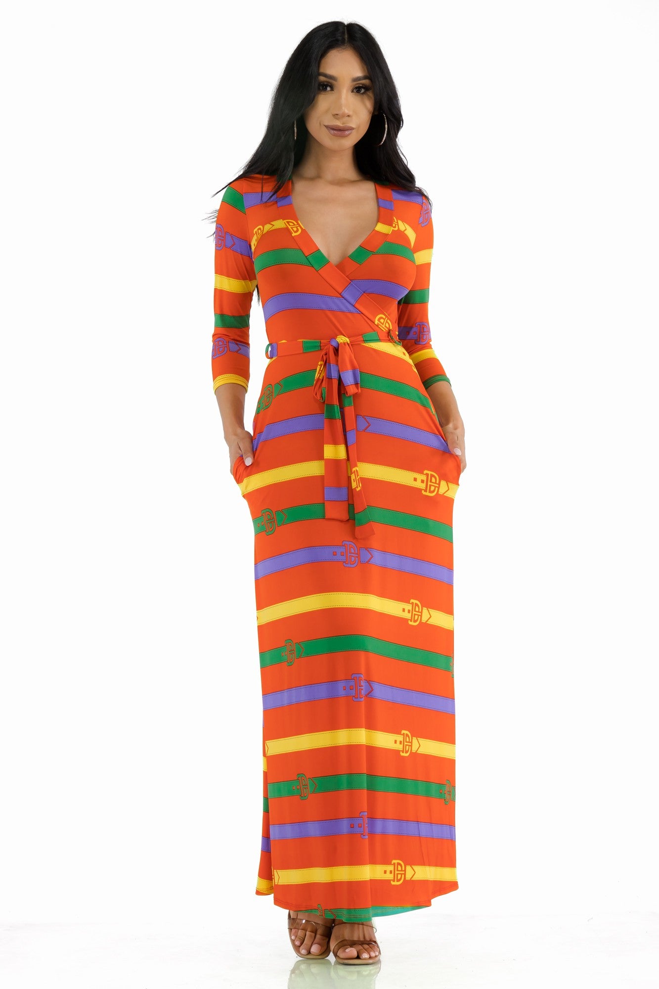 SAN149X-BLT - VESTIDO MAXI BARROCO