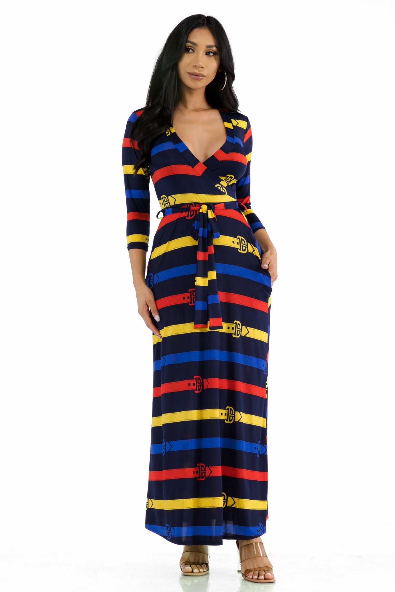 SAN149X-BLT - VESTIDO MAXI BARROCO