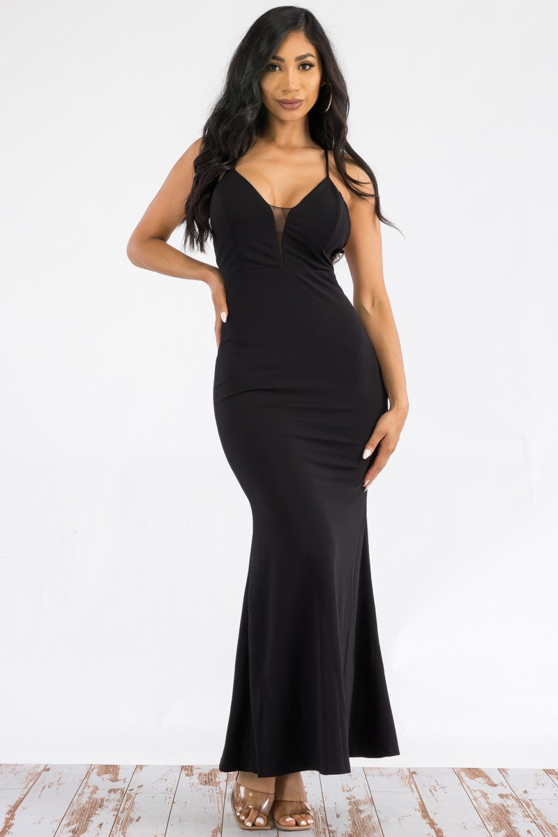 IDD73651 - VESTIDO DE PRINCESA CON CUELLO EN V