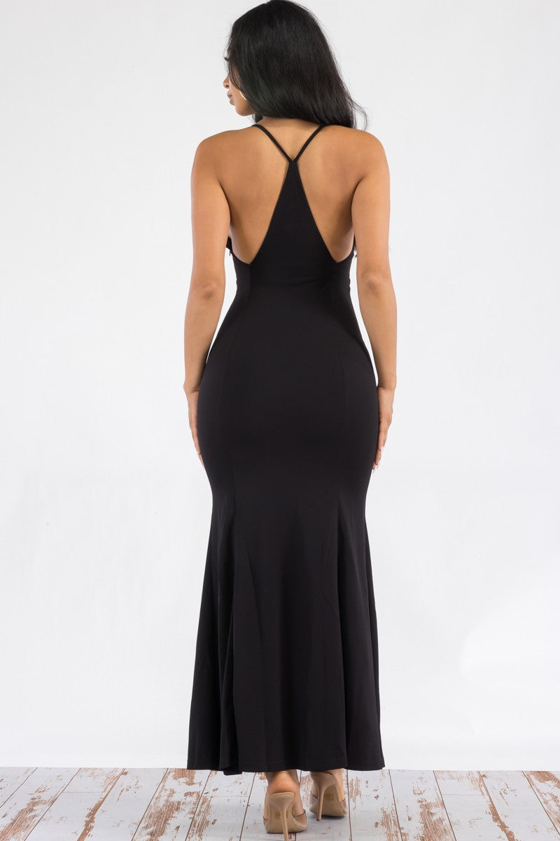IDD73651 - VESTIDO DE PRINCESA CON CUELLO EN V