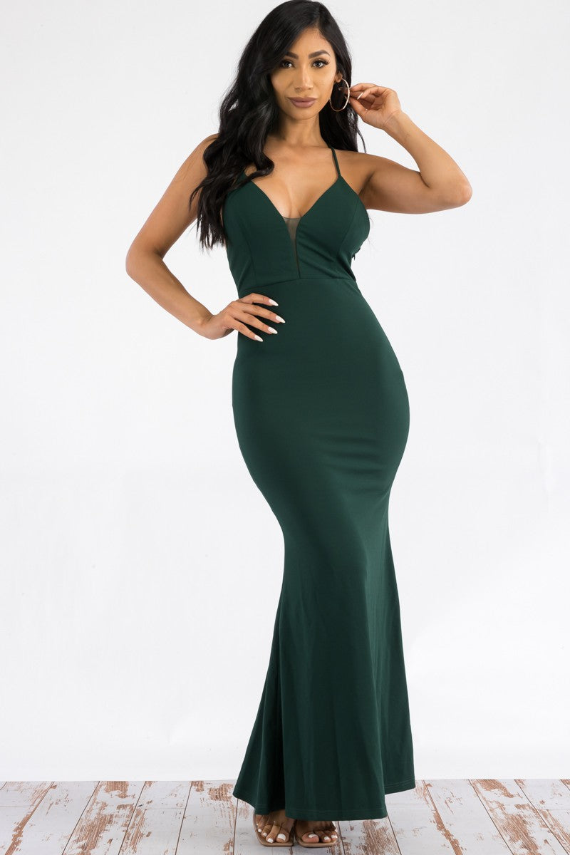 IDD73651 - VESTIDO DE PRINCESA CON CUELLO EN V