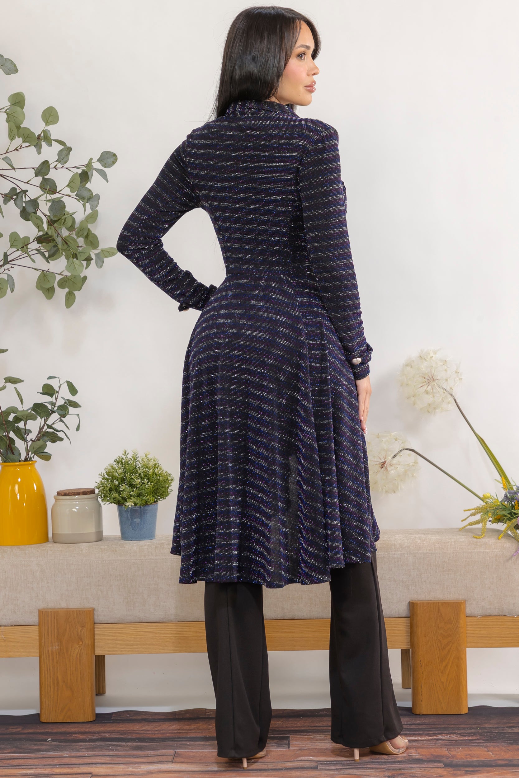 HH744-MET Long Sleeve Cardigan