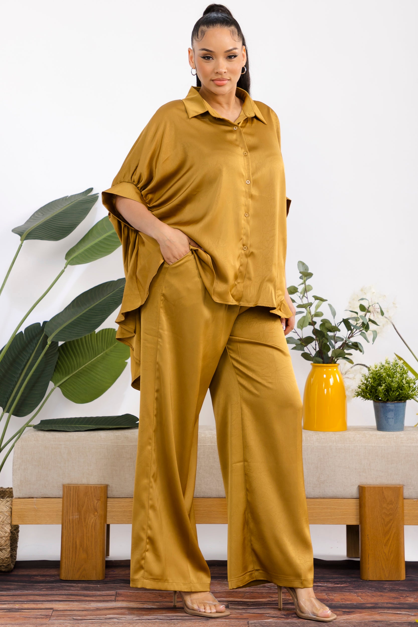 976 - Elegant Flow Two-Piece Set