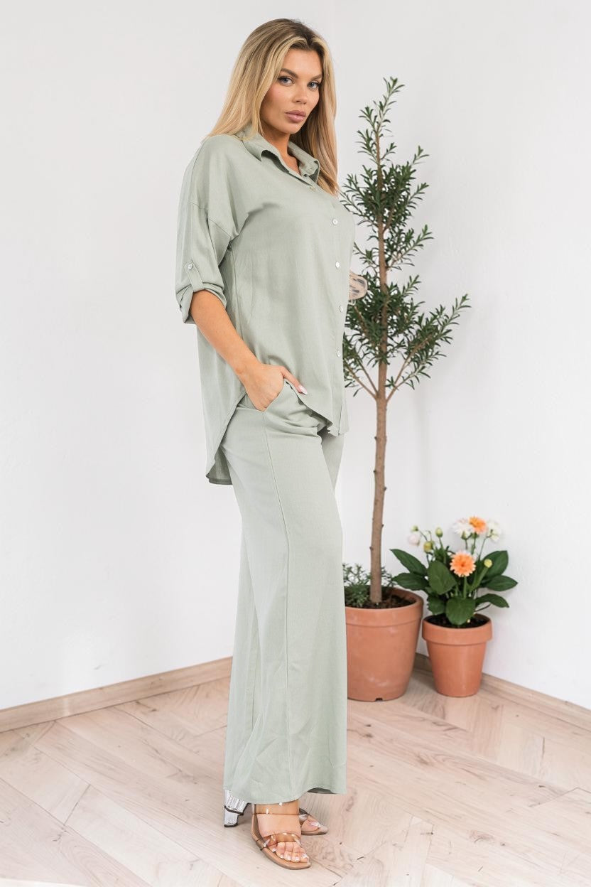 HH753-55-XS - Plus Size Relaxed Two-Piece Set