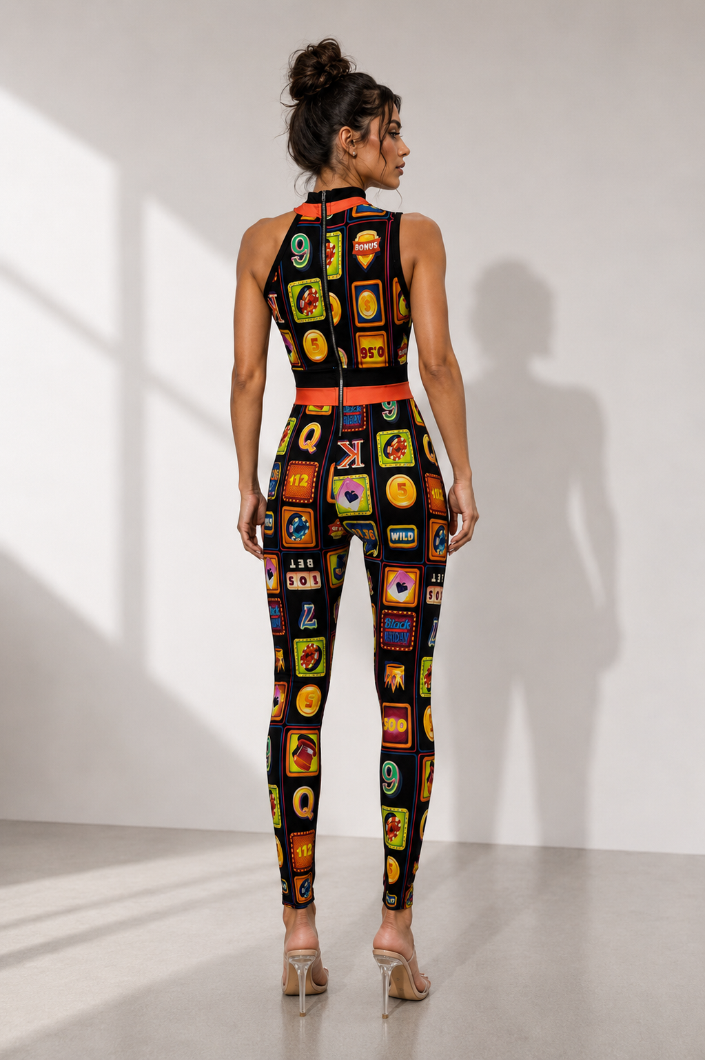 J10943 - One Shoulder Jumpsuit