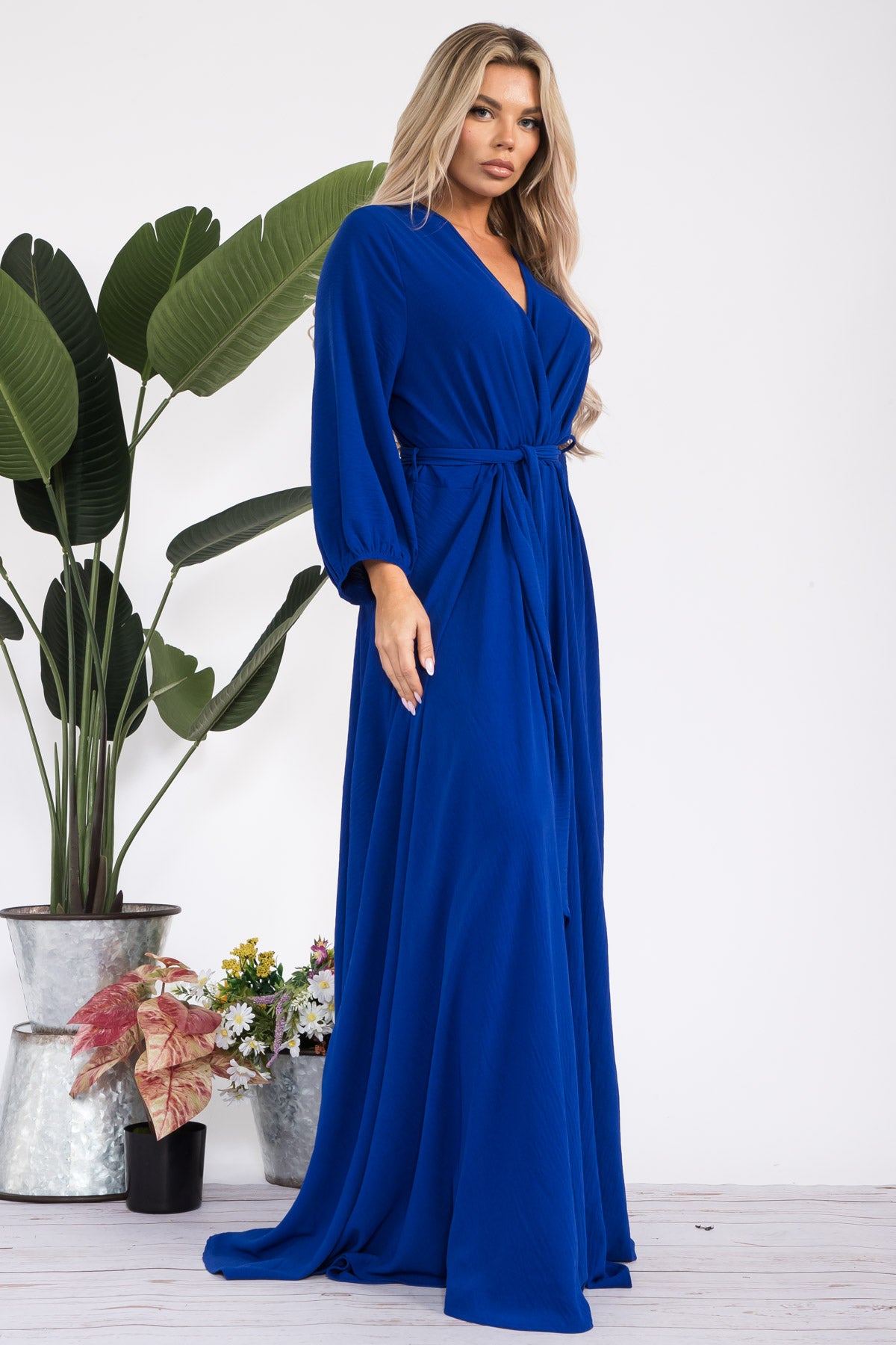 HH568X-S - LONGSLEEVE MAXI DRESS
