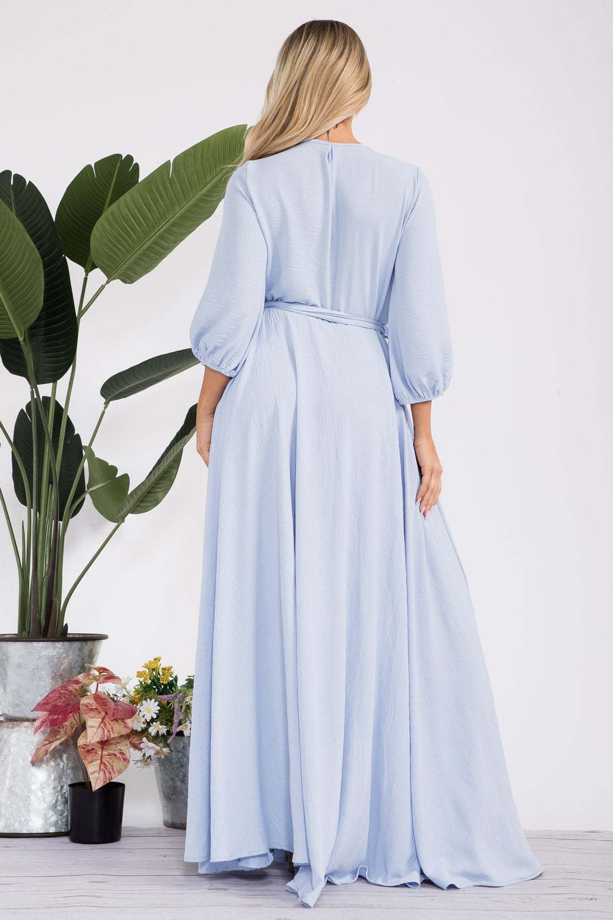 HH568X-S1 - LONGSLEEVE MAXI DRESS