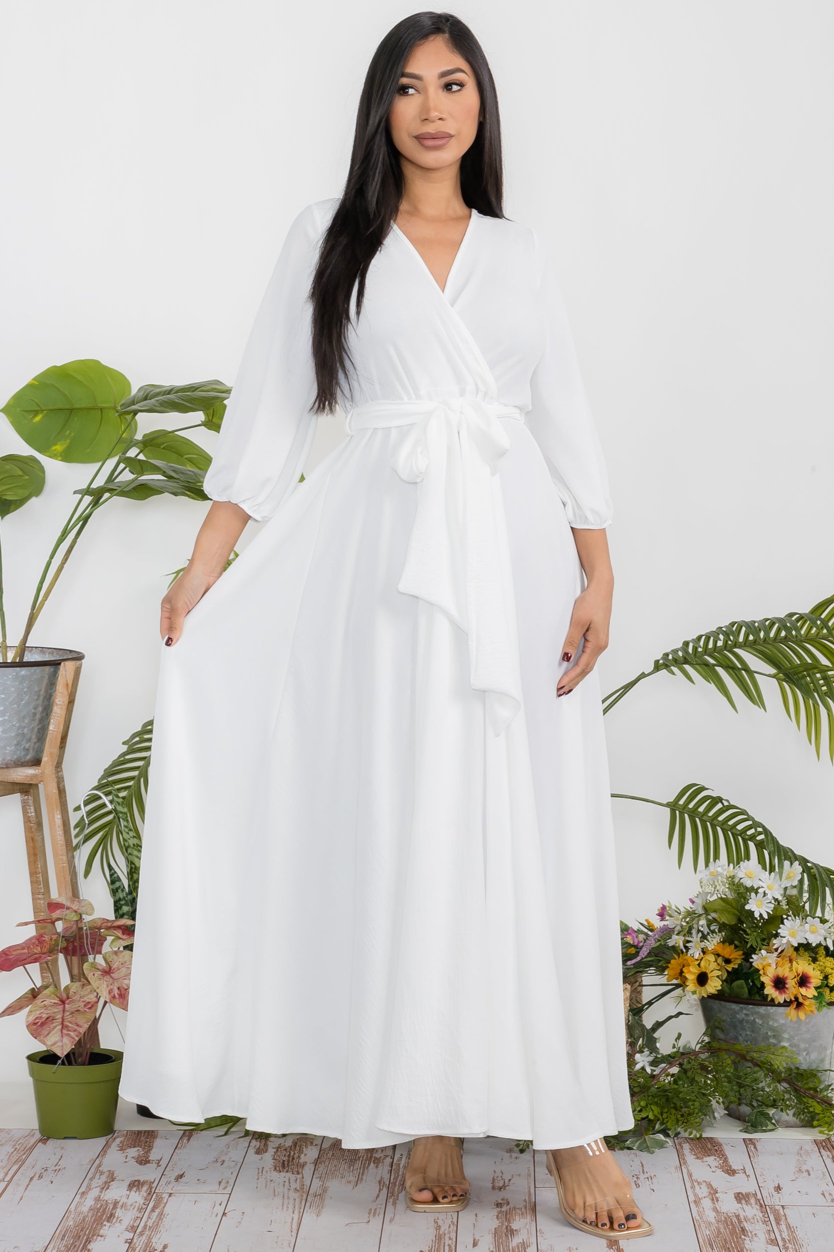 HH568X-S1 - LONGSLEEVE MAXI DRESS
