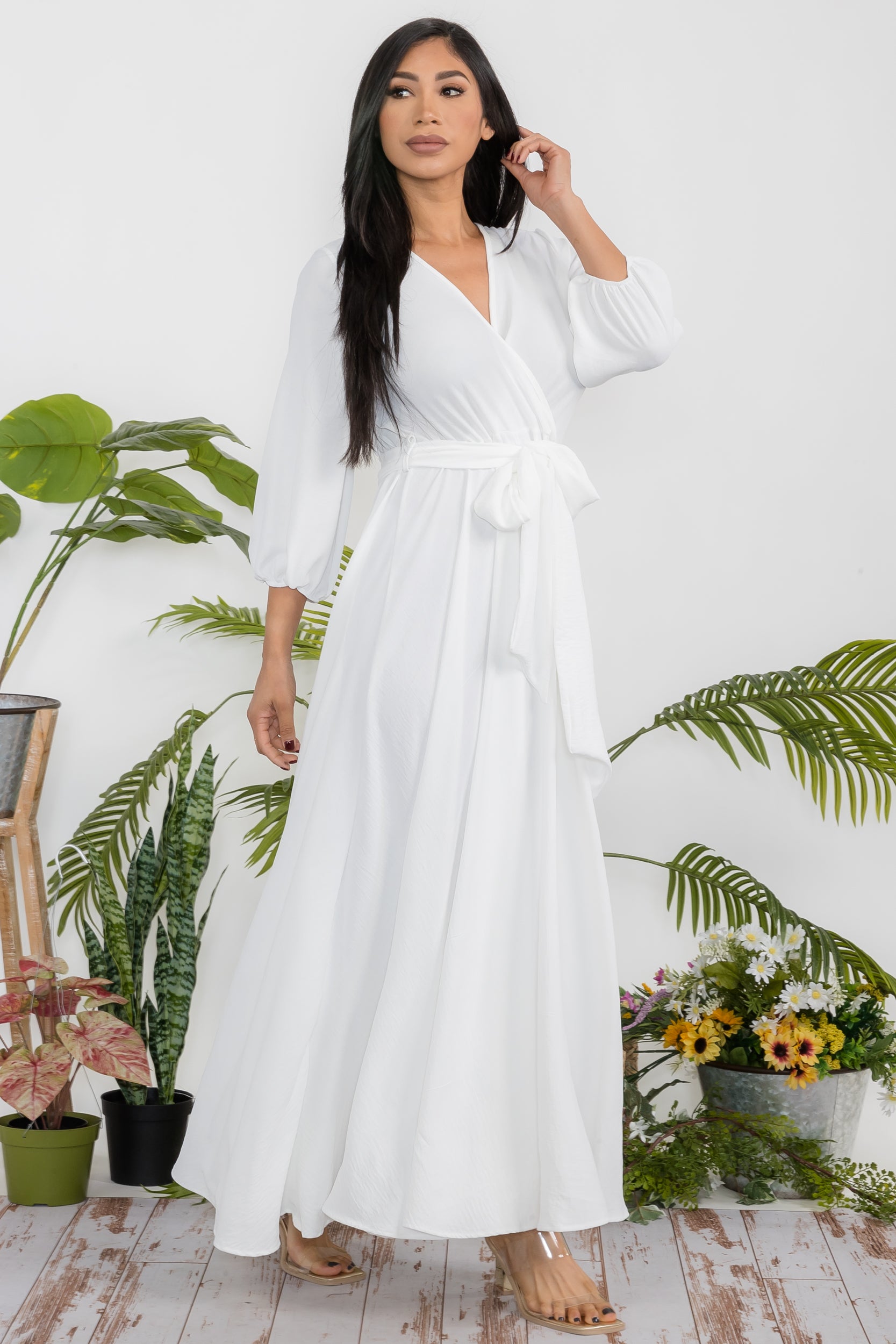 HH568X-S1 - LONGSLEEVE MAXI DRESS