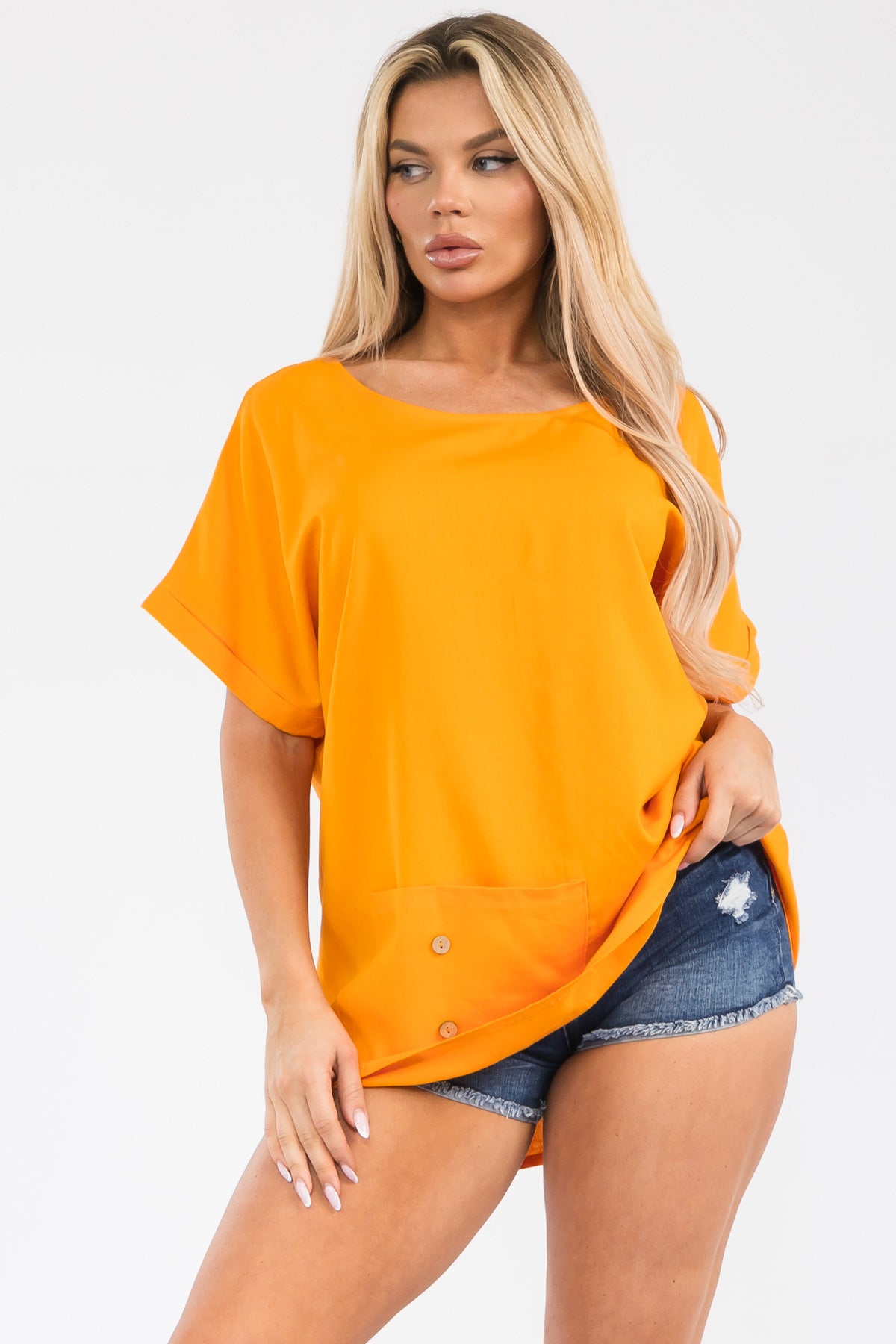 HH752R-S - SHORT SLEEVE LINEN T-SHIRT