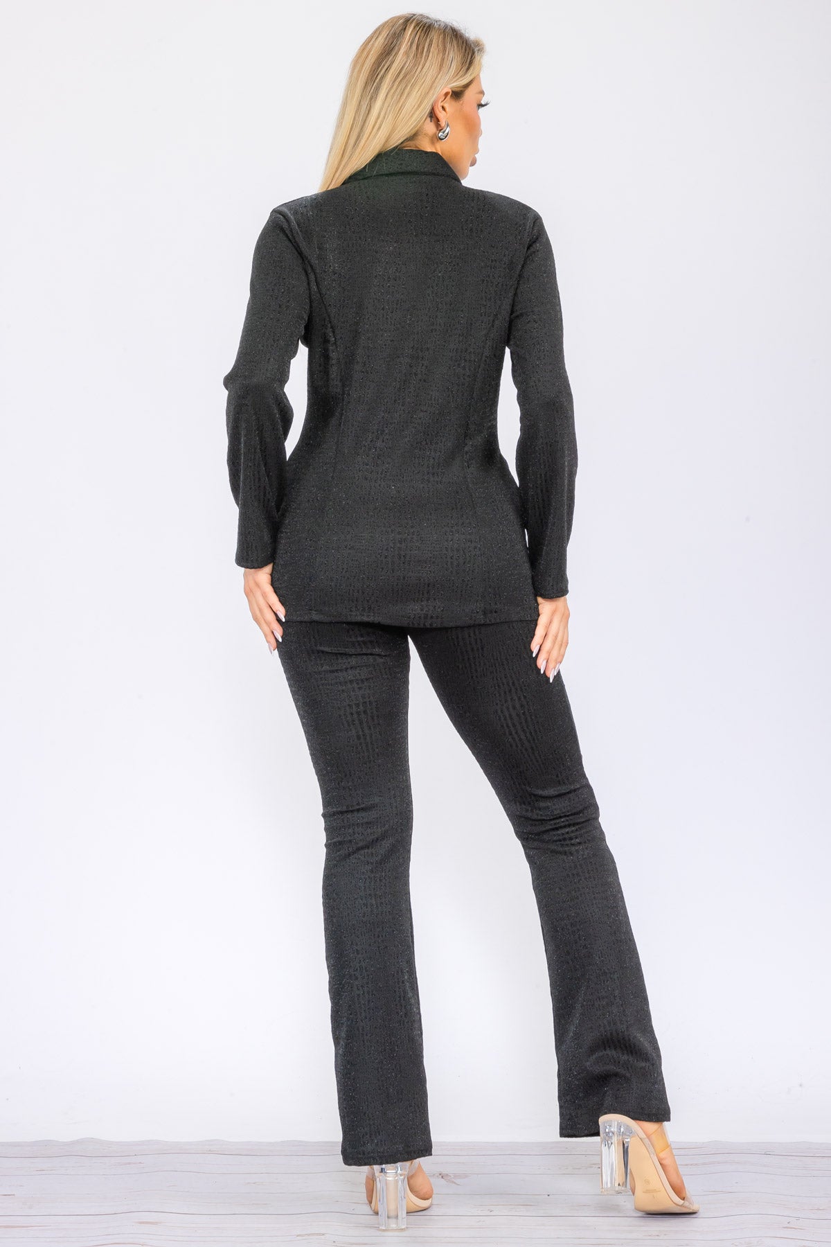 HH741X-SNAKE - 2PC SNAKE PANT AND BLAZER SET