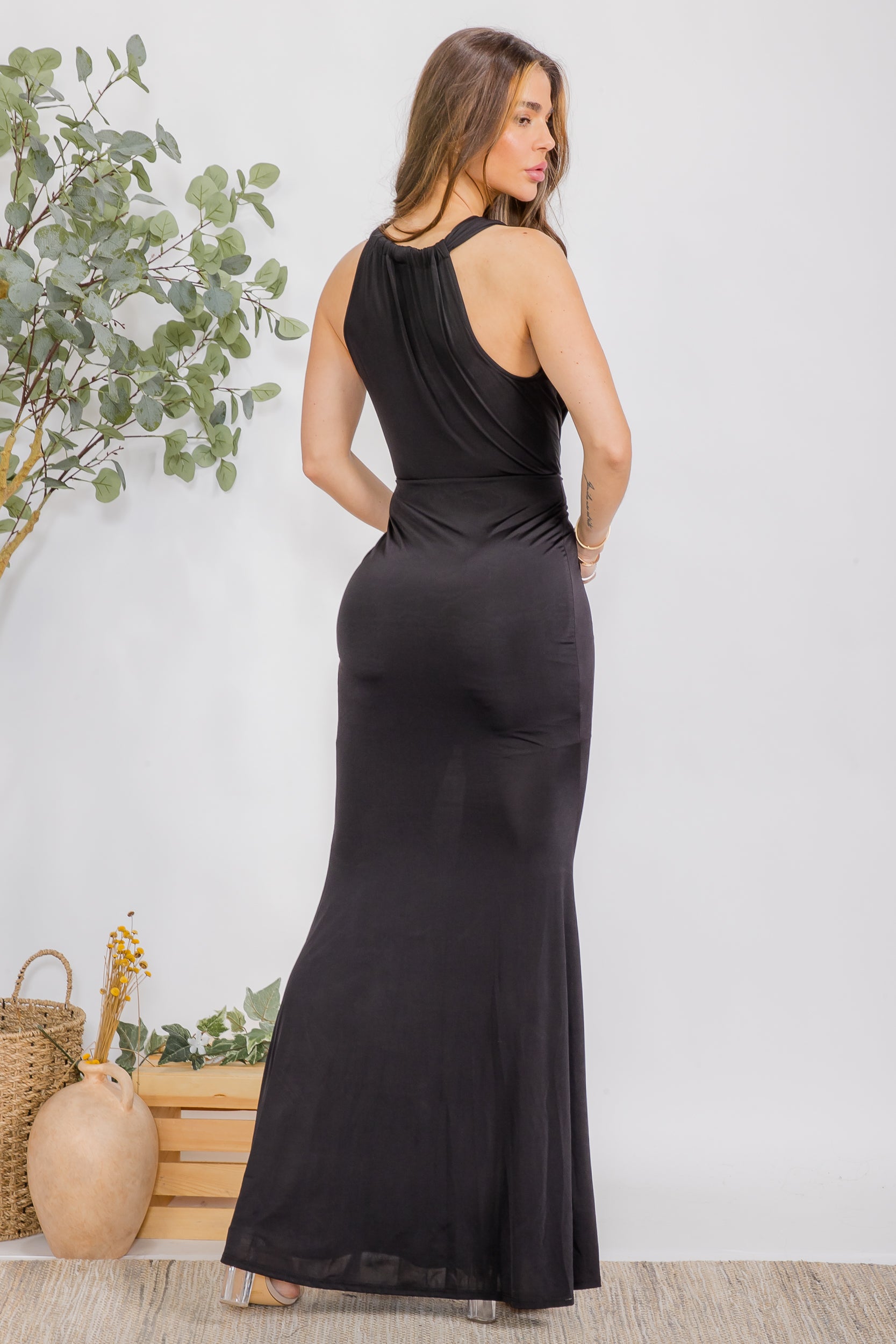 KD9791 Silhouette Maxi Dress