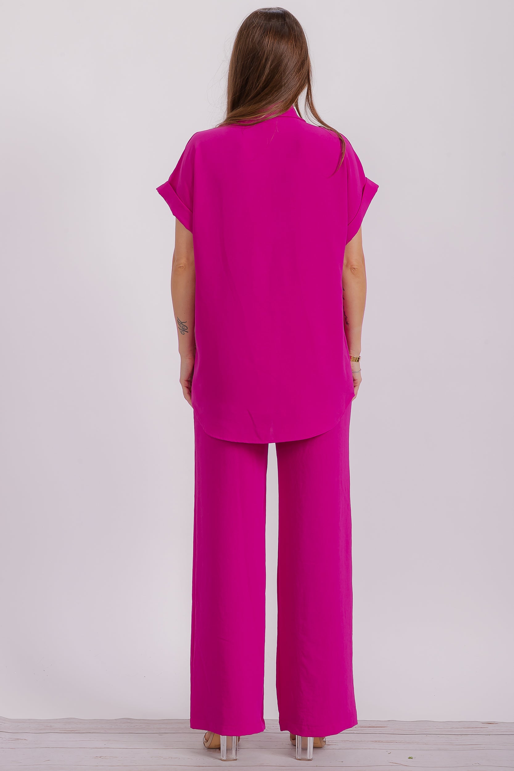 HH776R-S Two Pieces Shirt and Pants Set