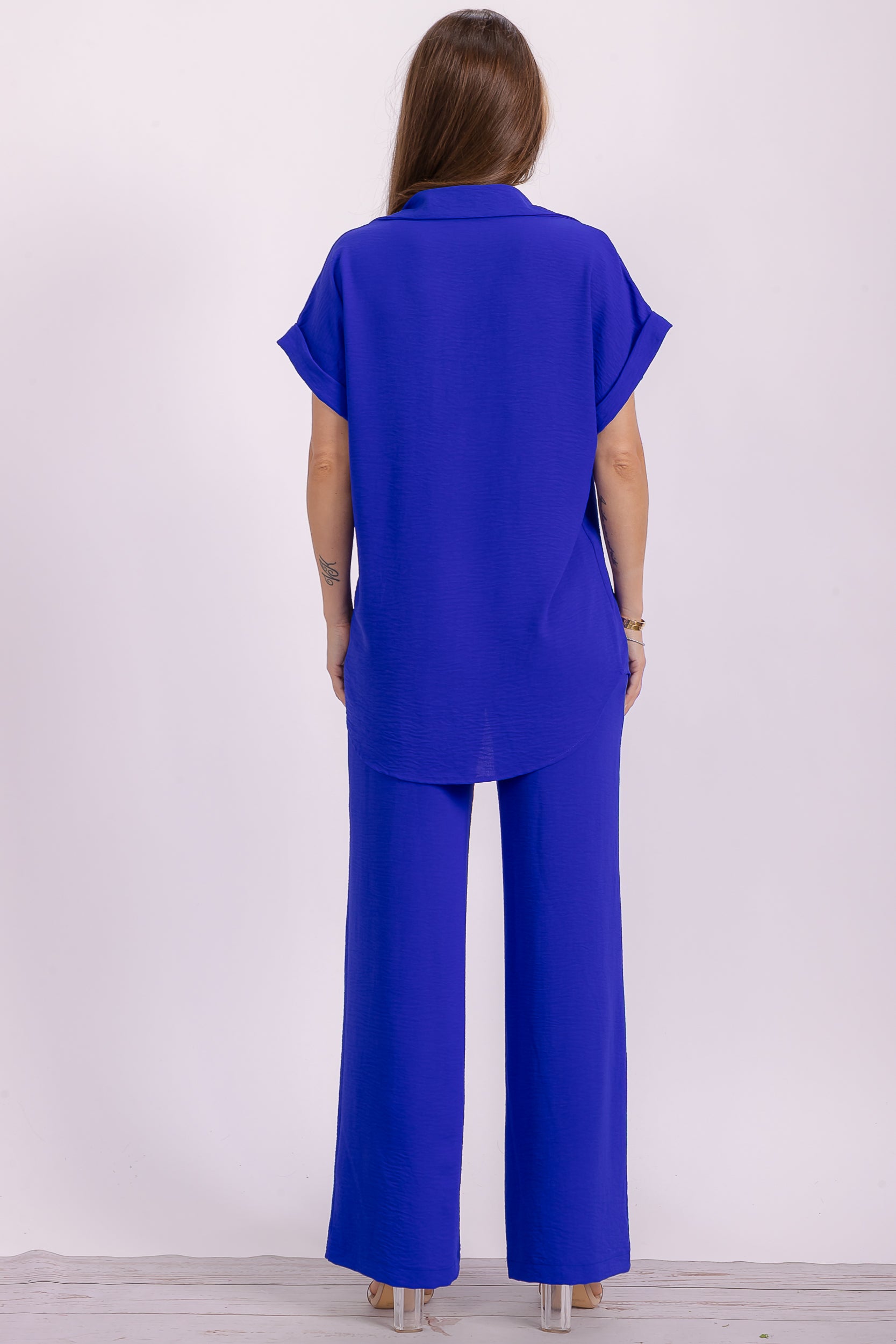 HH776R-S Two Pieces Shirt and Pants Set