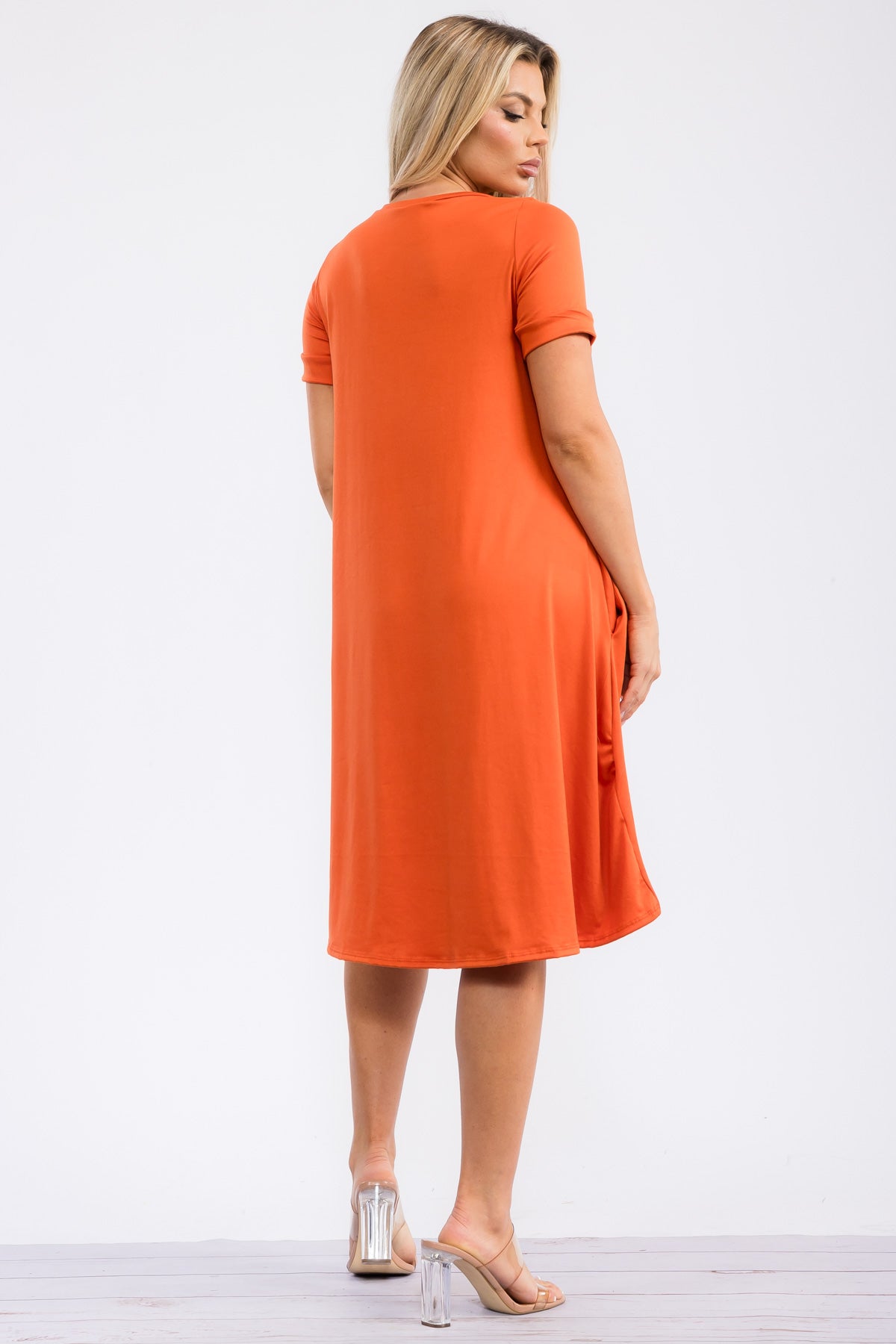 SAN136X-S Tunic Dress with Pockets