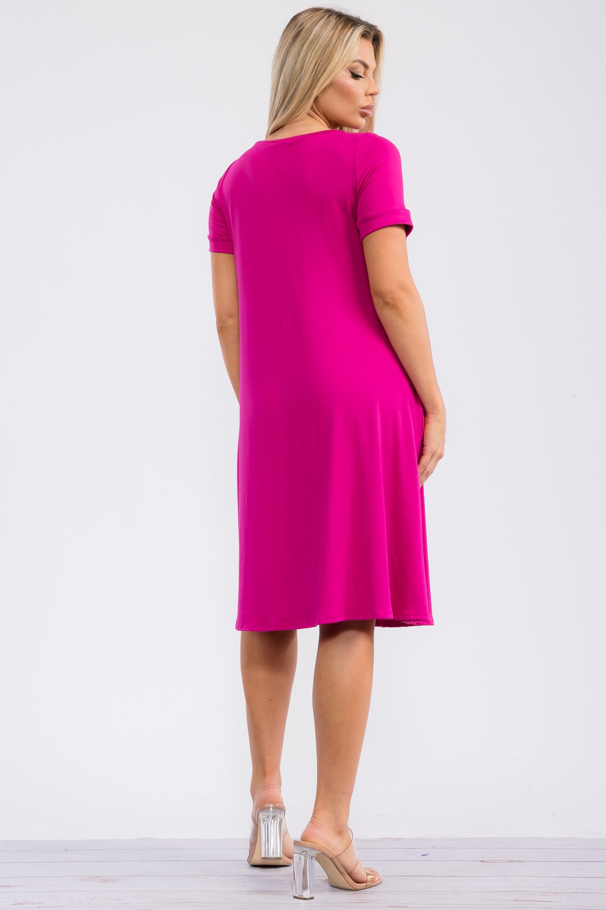 SAN136X-S Tunic Dress with Pockets