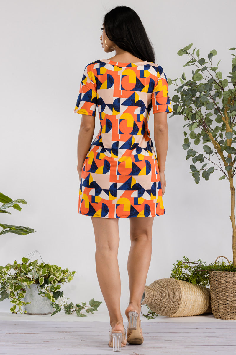 HH651R-ABSTRACT - 2 PC SOLID SHORT SET