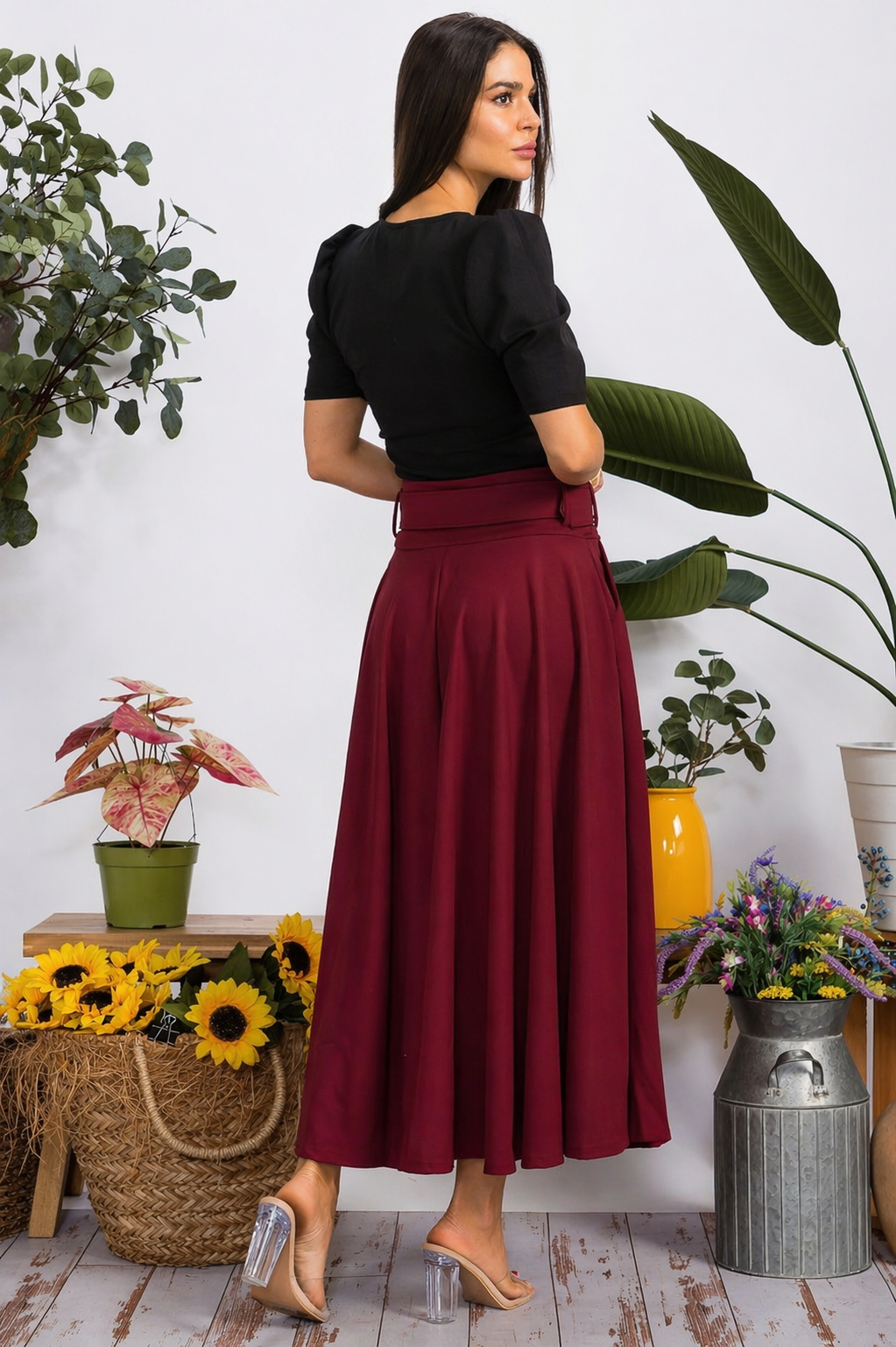 S25670 - Luxe Flow Maxi Skirt