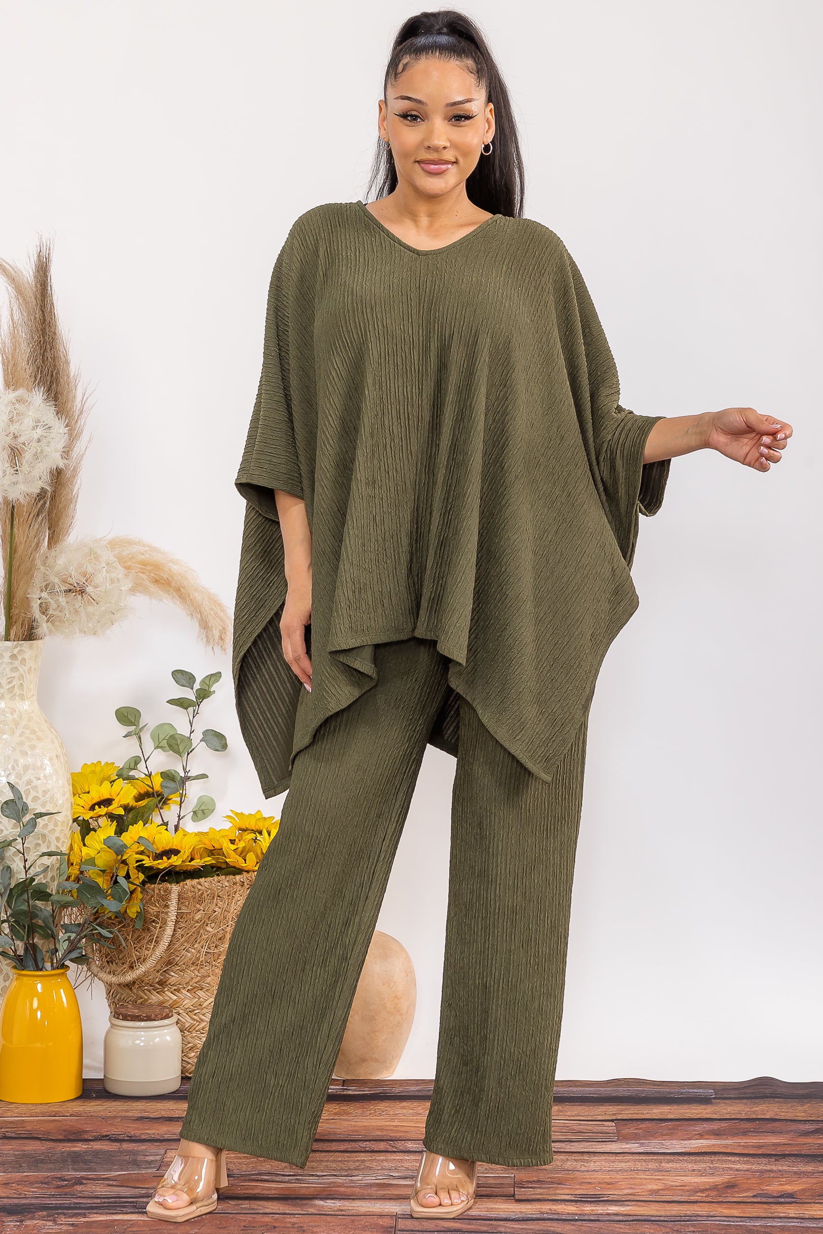 HH788-R 2-Piece OVERSIZED Top & Pants