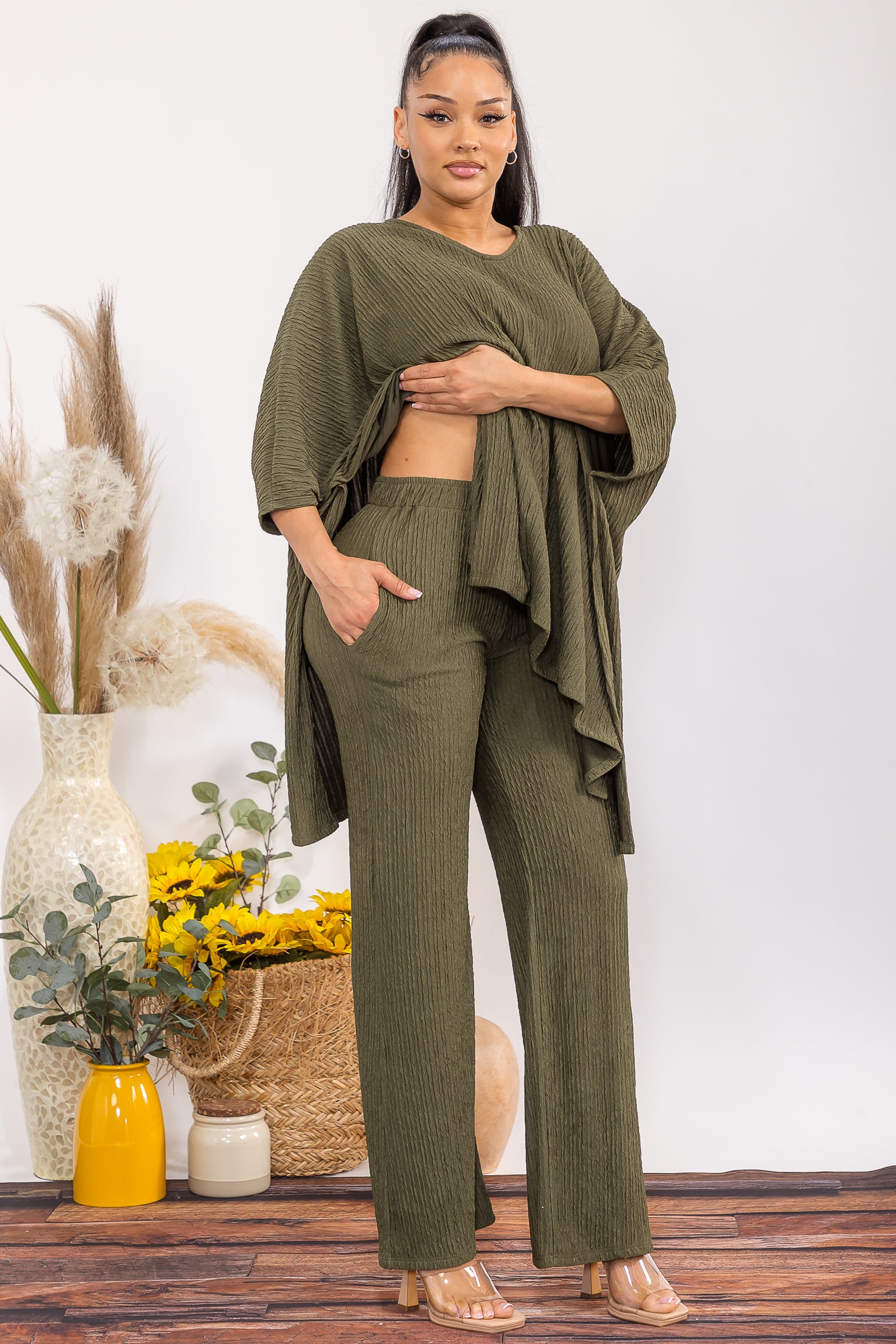 HH788-R 2-Piece OVERSIZED Top & Pants