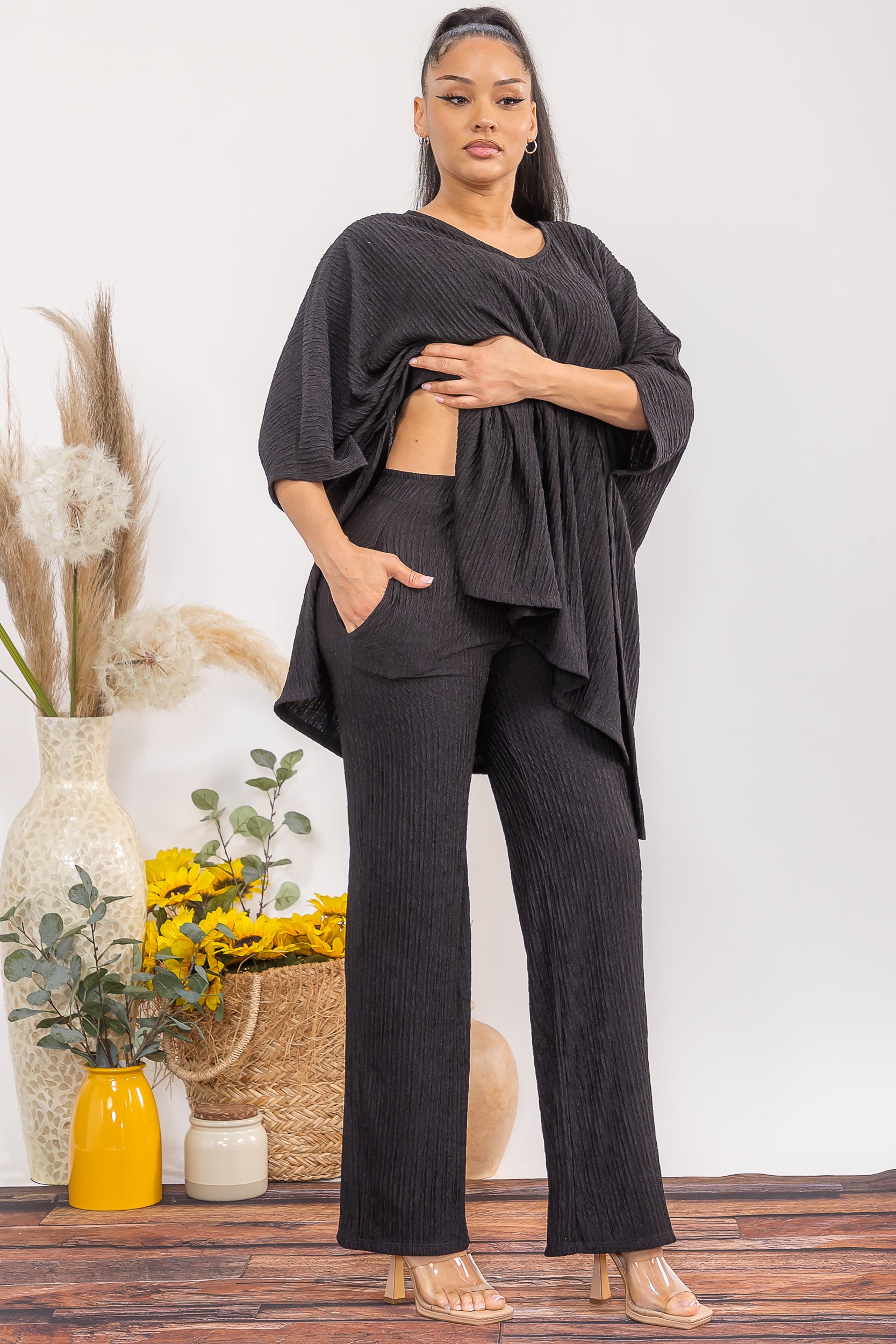 HH788-R 2-Piece OVERSIZED Top & Pants