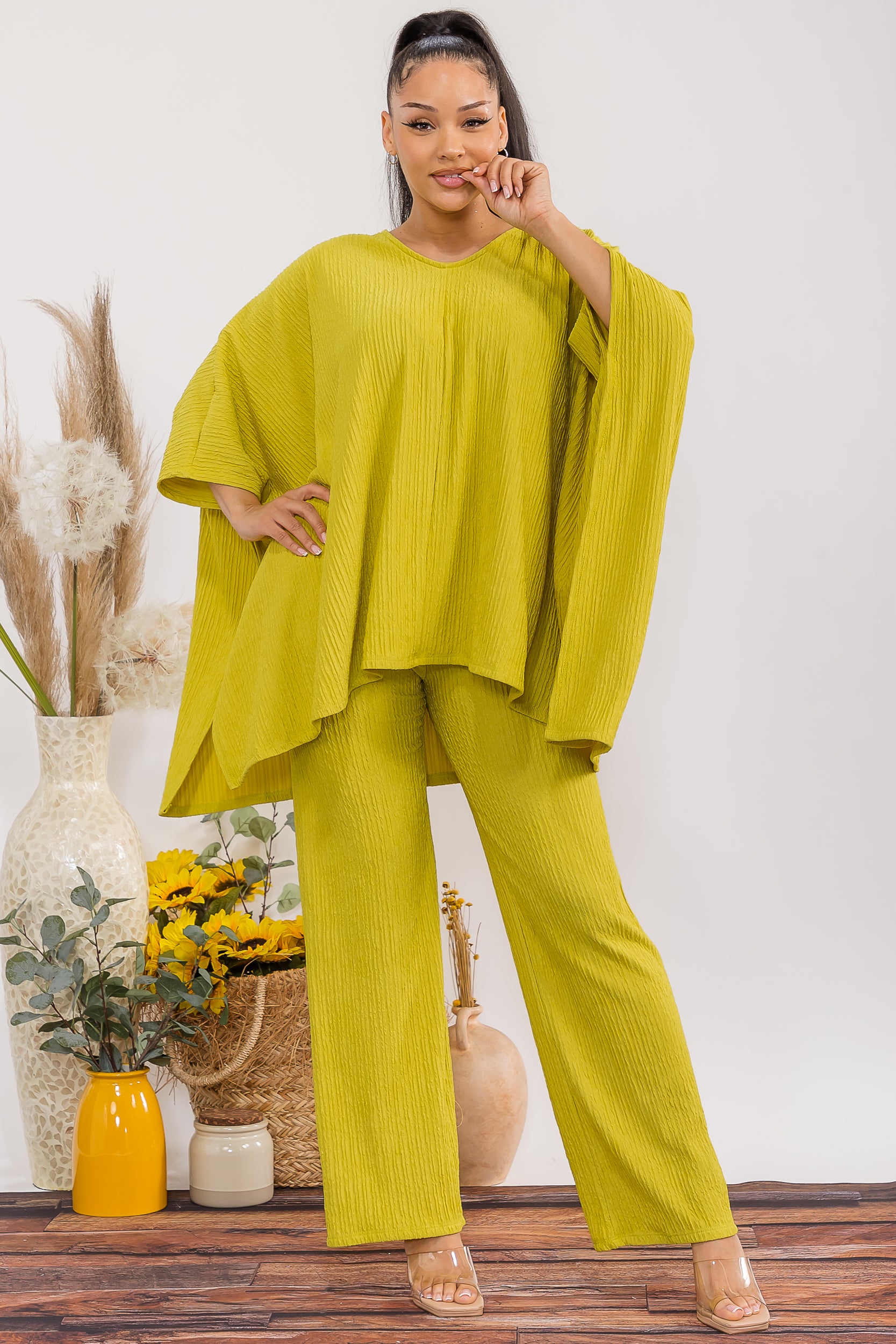 HH788-R 2-Piece OVERSIZED Top & Pants