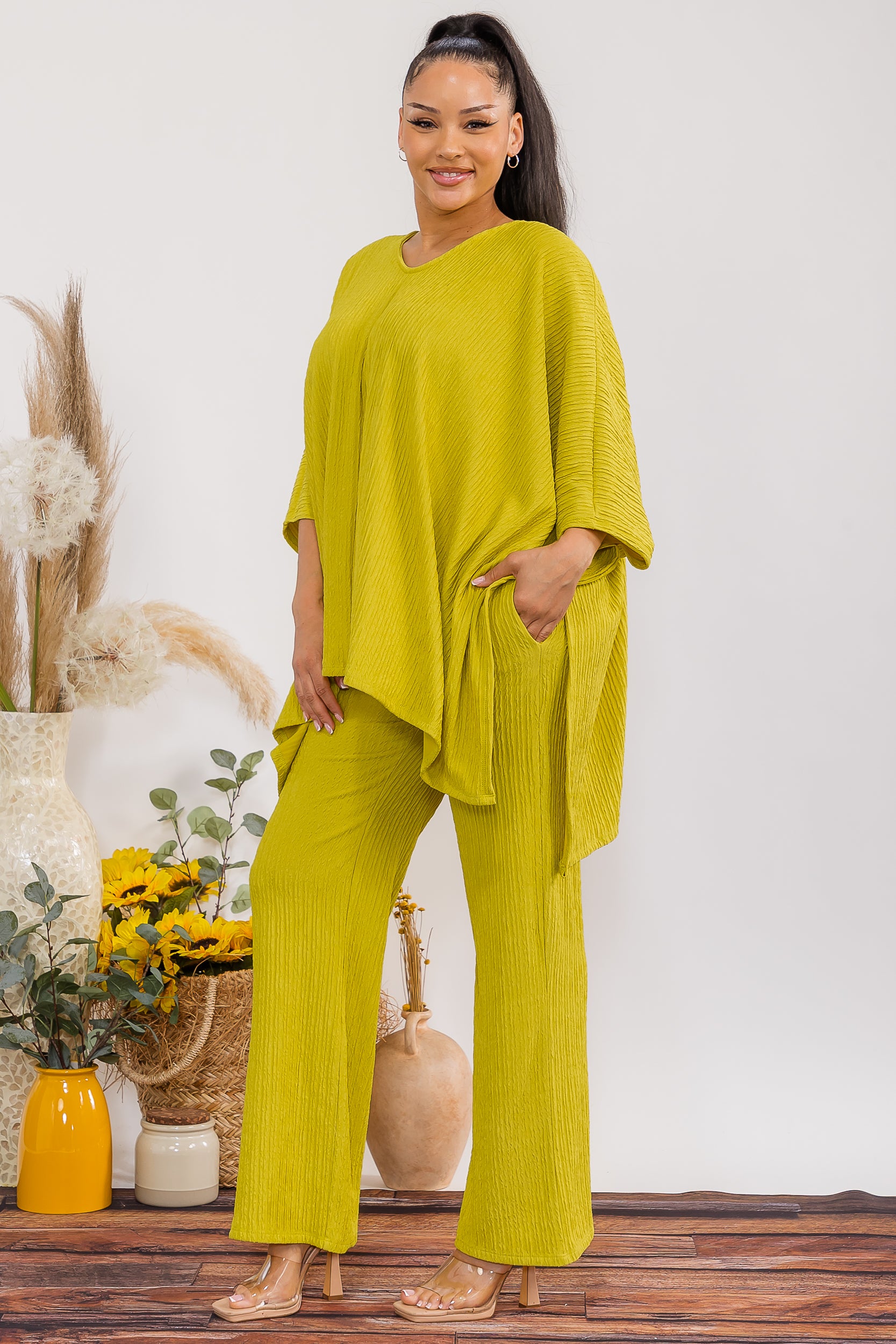 HH788-R 2-Piece OVERSIZED Top & Pants