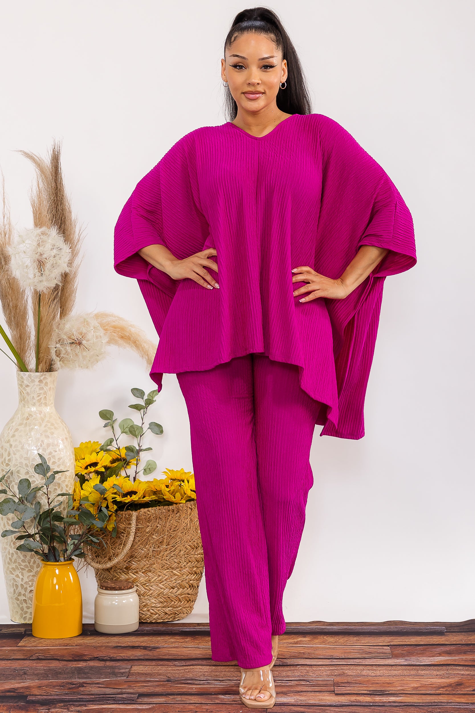 HH788-R 2-Piece OVERSIZED Top & Pants