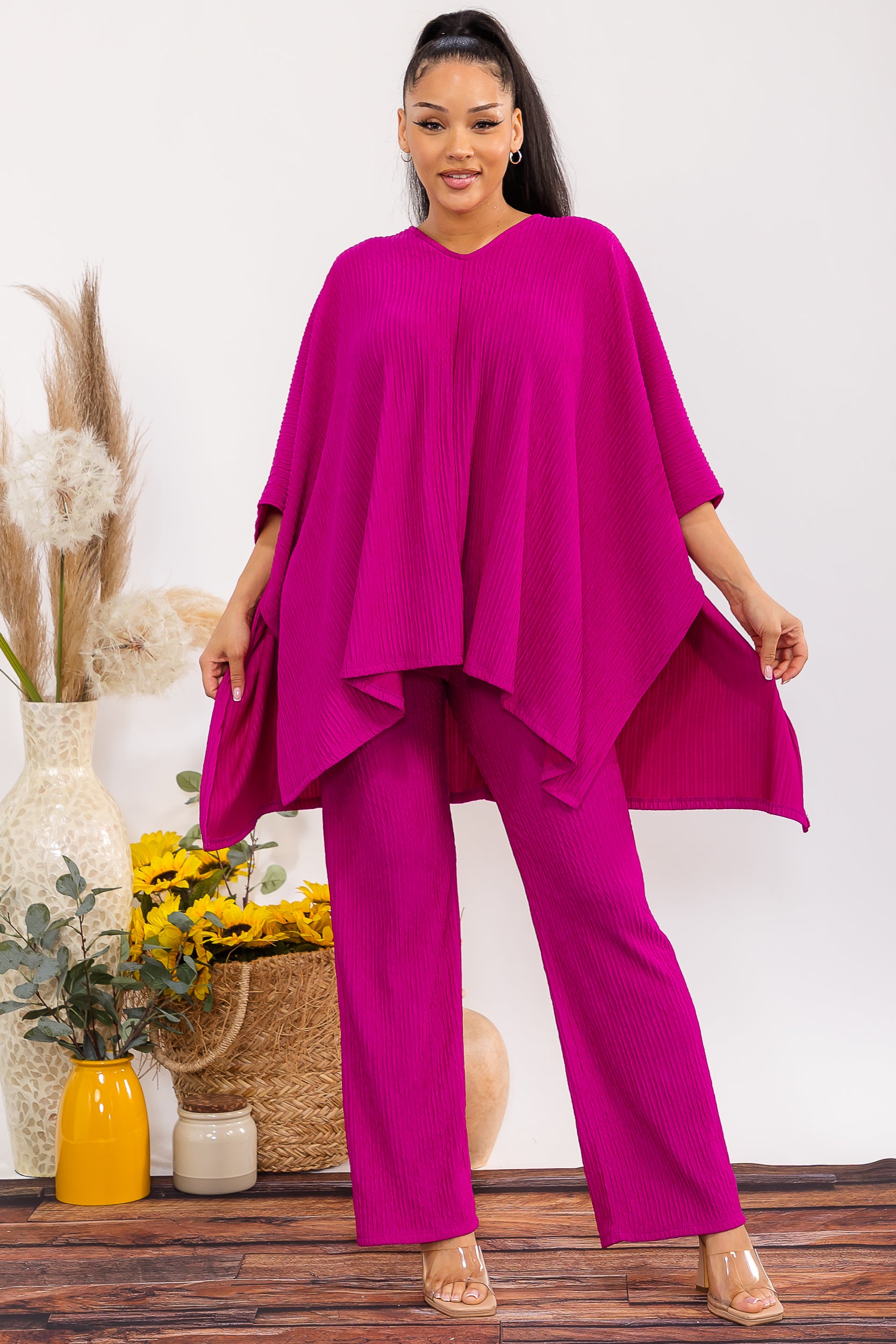 HH788-R 2-Piece OVERSIZED Top & Pants