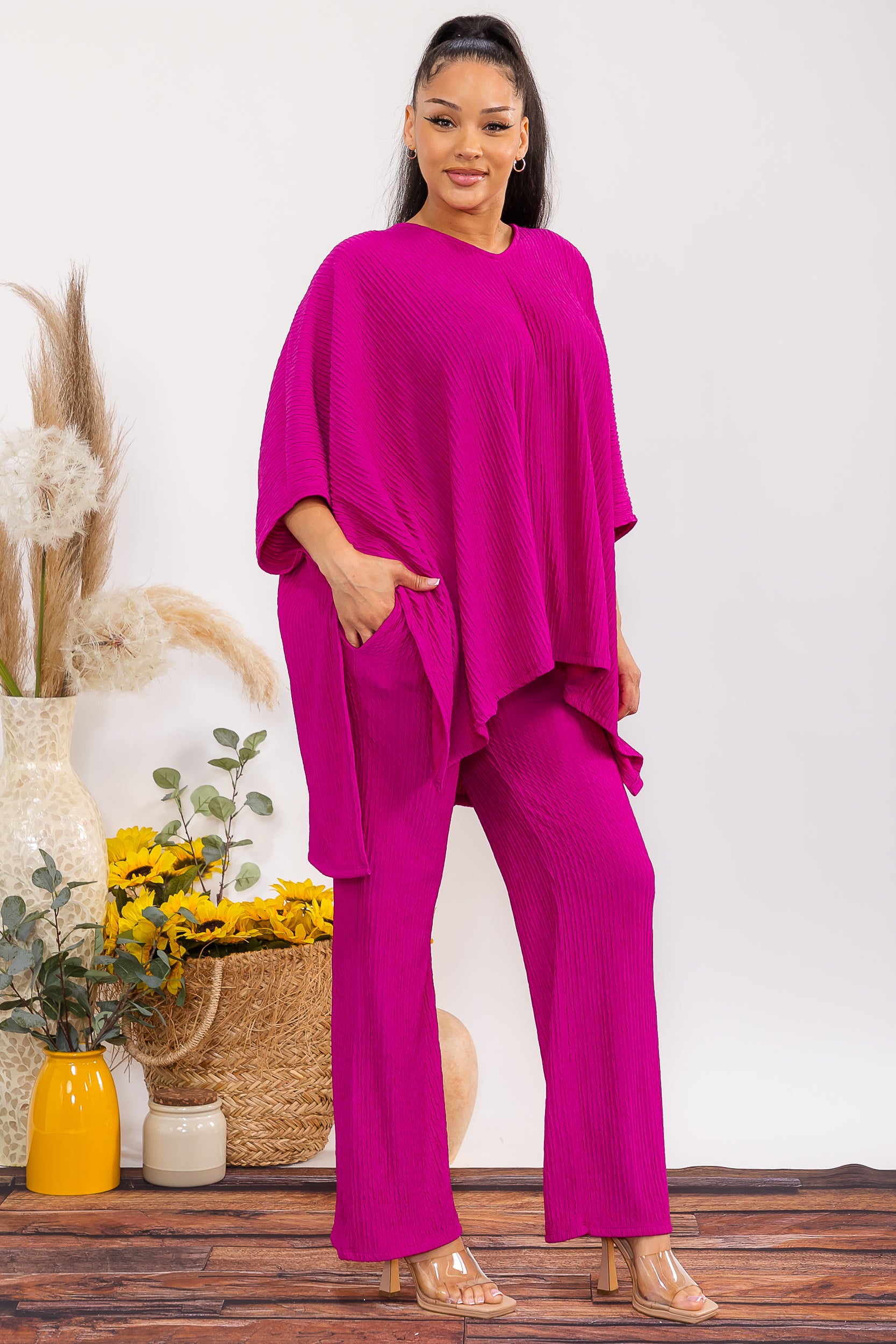 HH788-R 2-Piece OVERSIZED Top & Pants