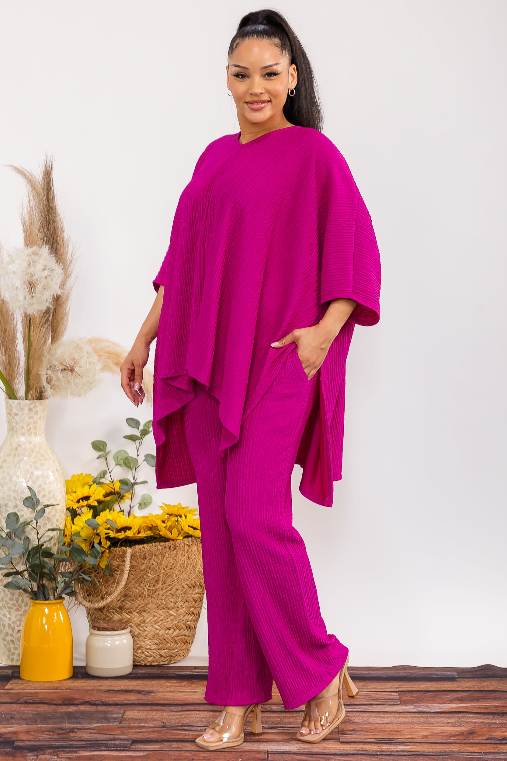 HH788-R 2-Piece OVERSIZED Top & Pants