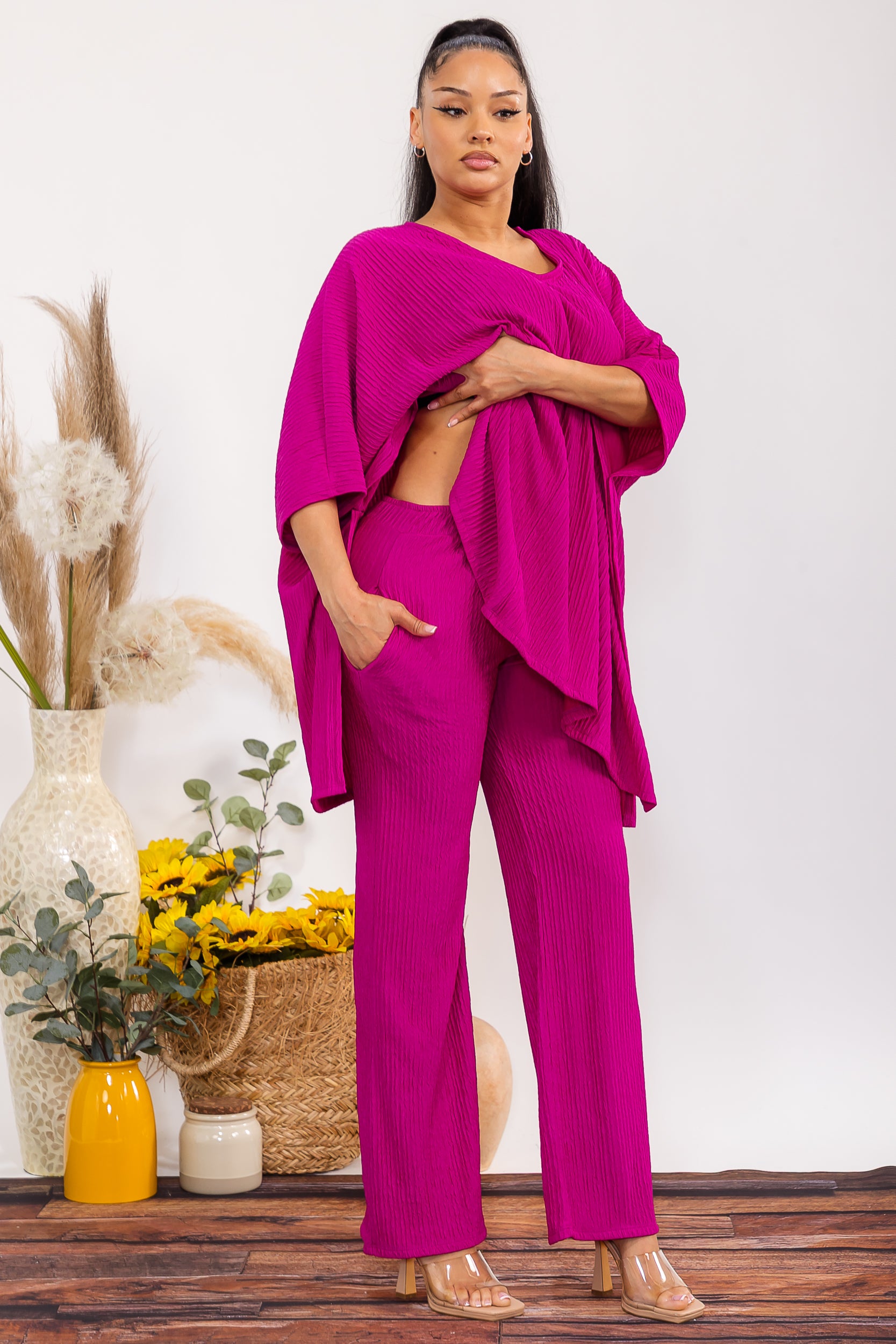 HH788-R 2-Piece OVERSIZED Top & Pants