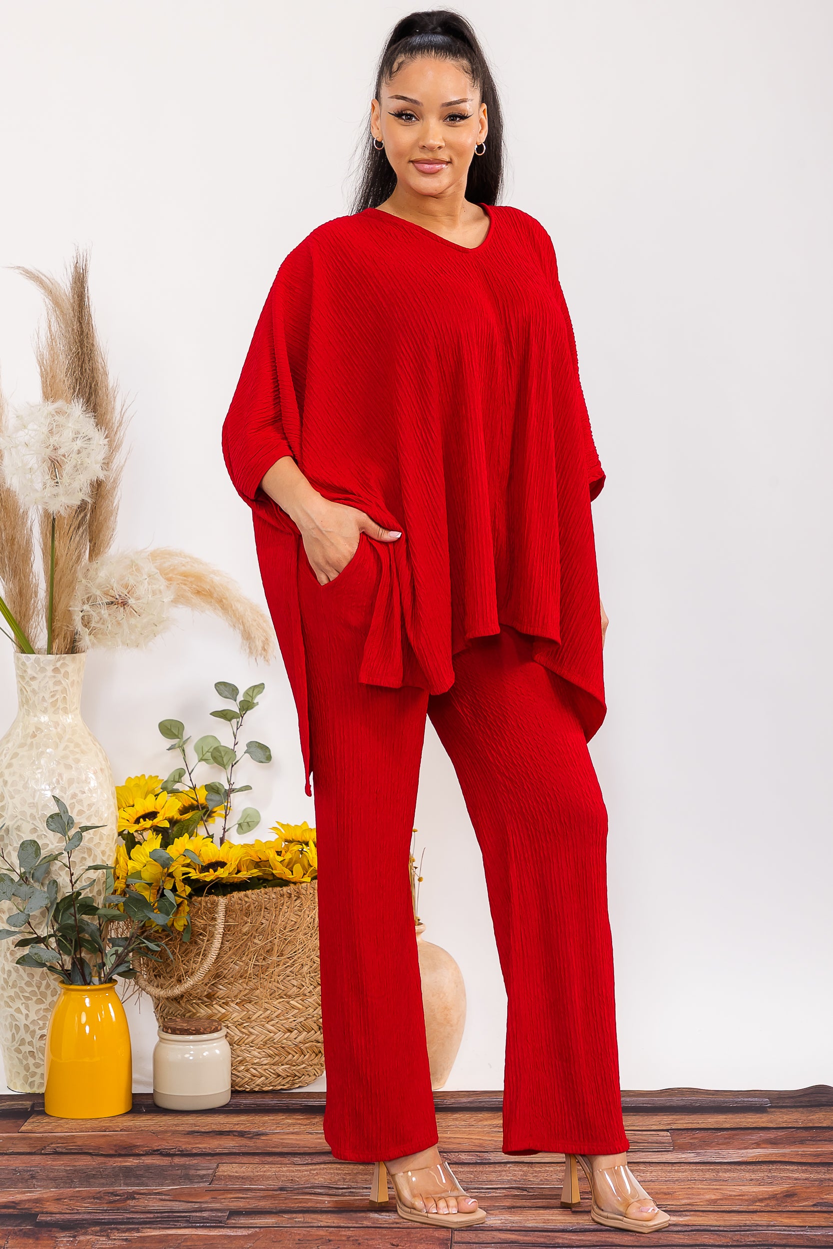 HH788-R 2-Piece OVERSIZED Top & Pants