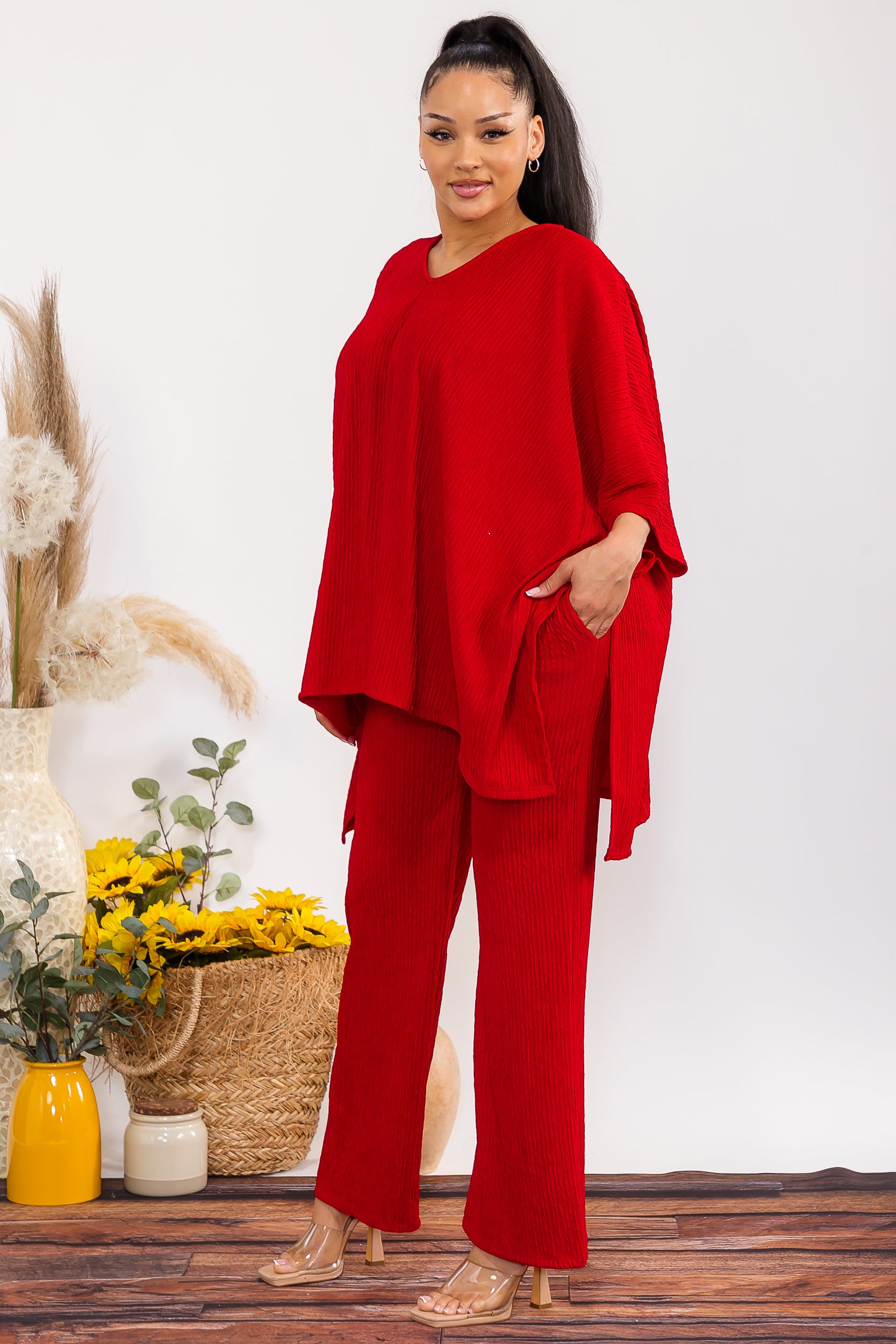 HH788-R 2-Piece OVERSIZED Top & Pants