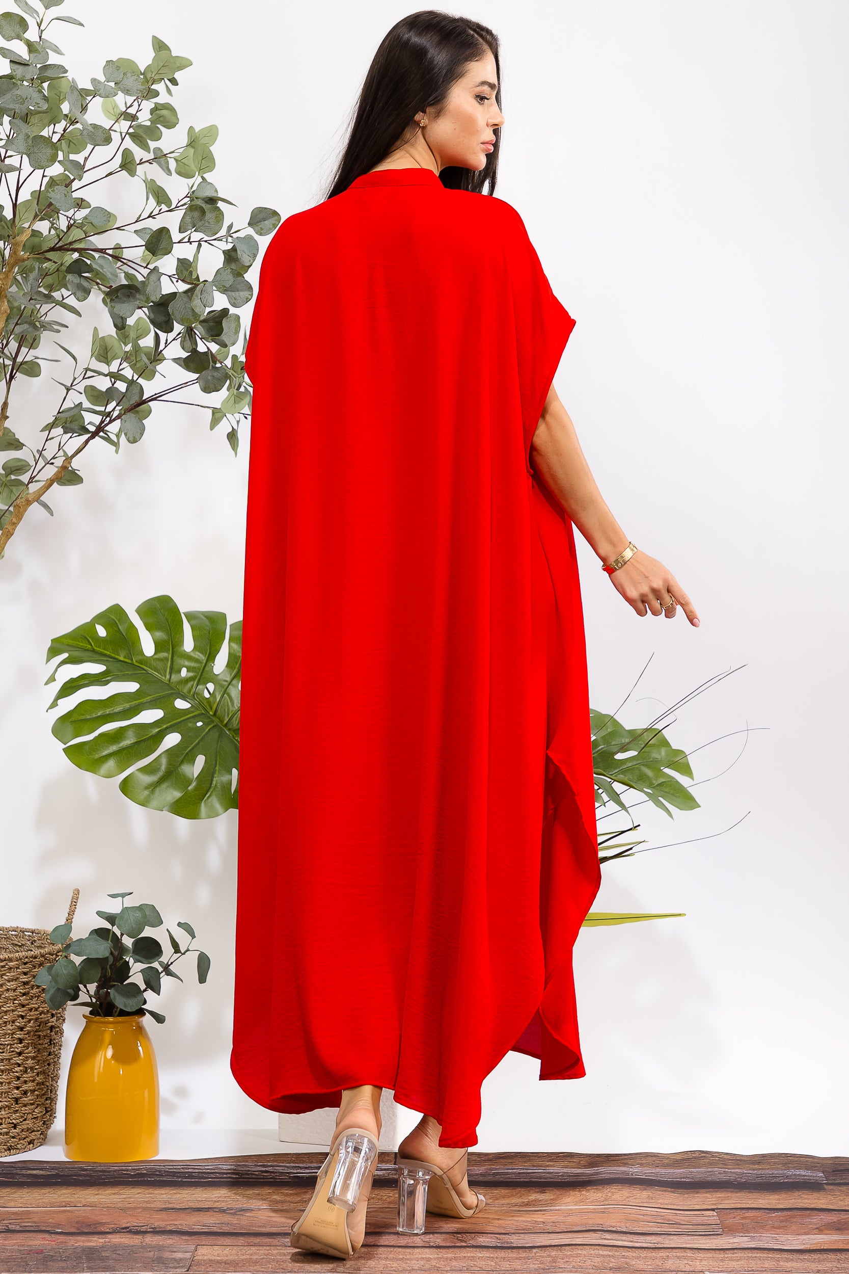 HH763X-S3 PLUS SIZE OVERSIZED BUTTON DOWN DRESS