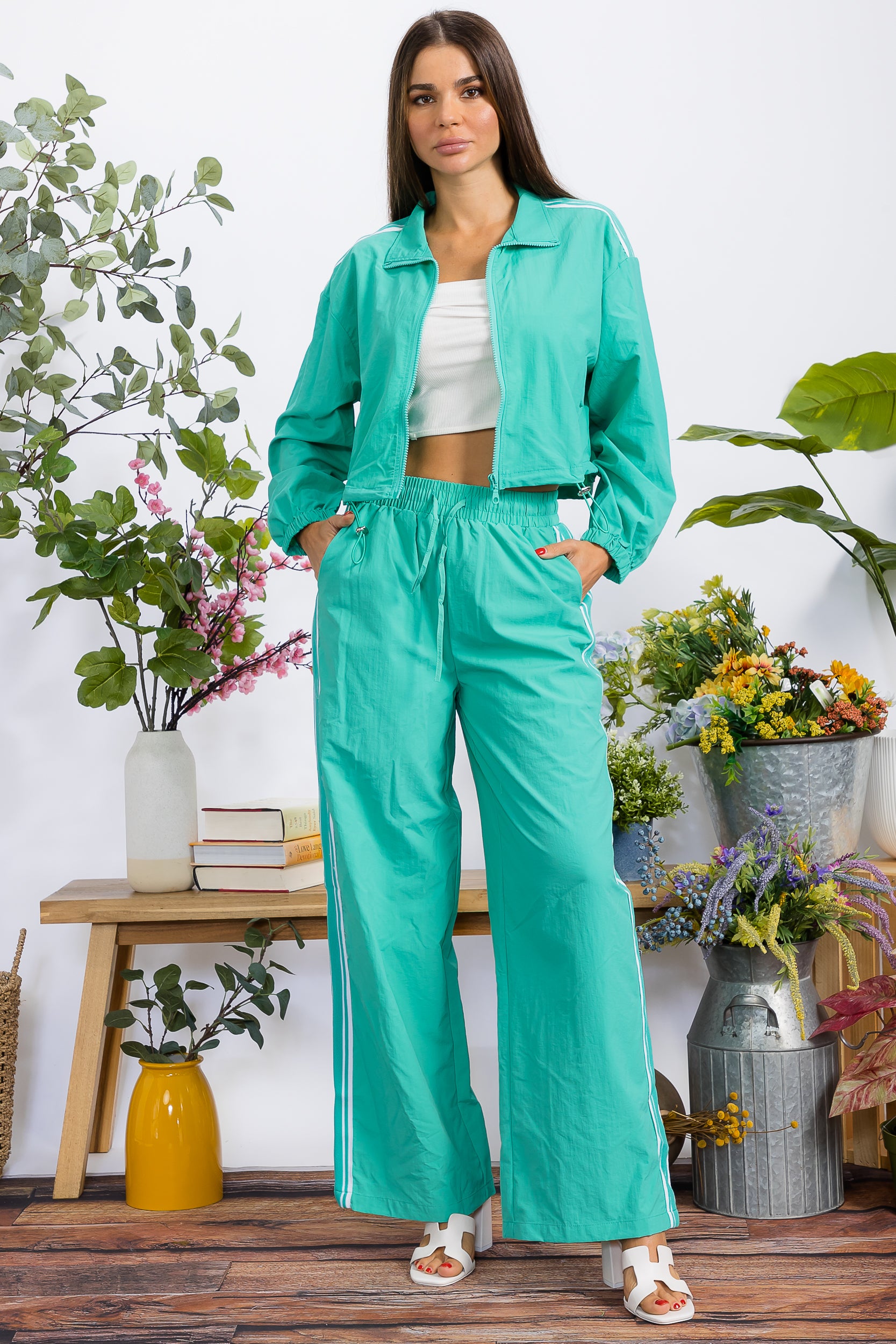 B20406 2 PIECES JACKET PANTS