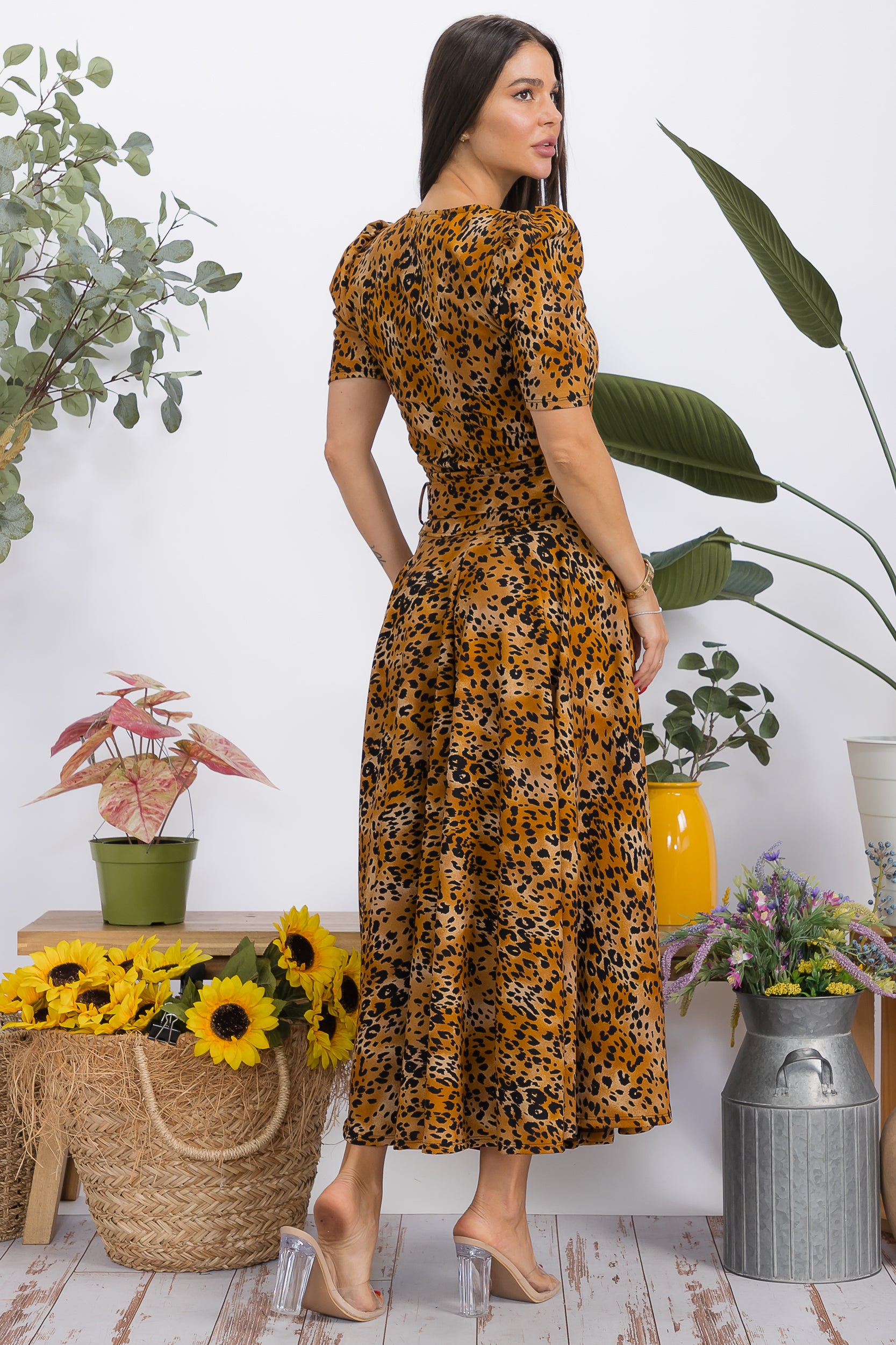 HH779X-P1 Plus Size High-Waisted Maxi Skirt