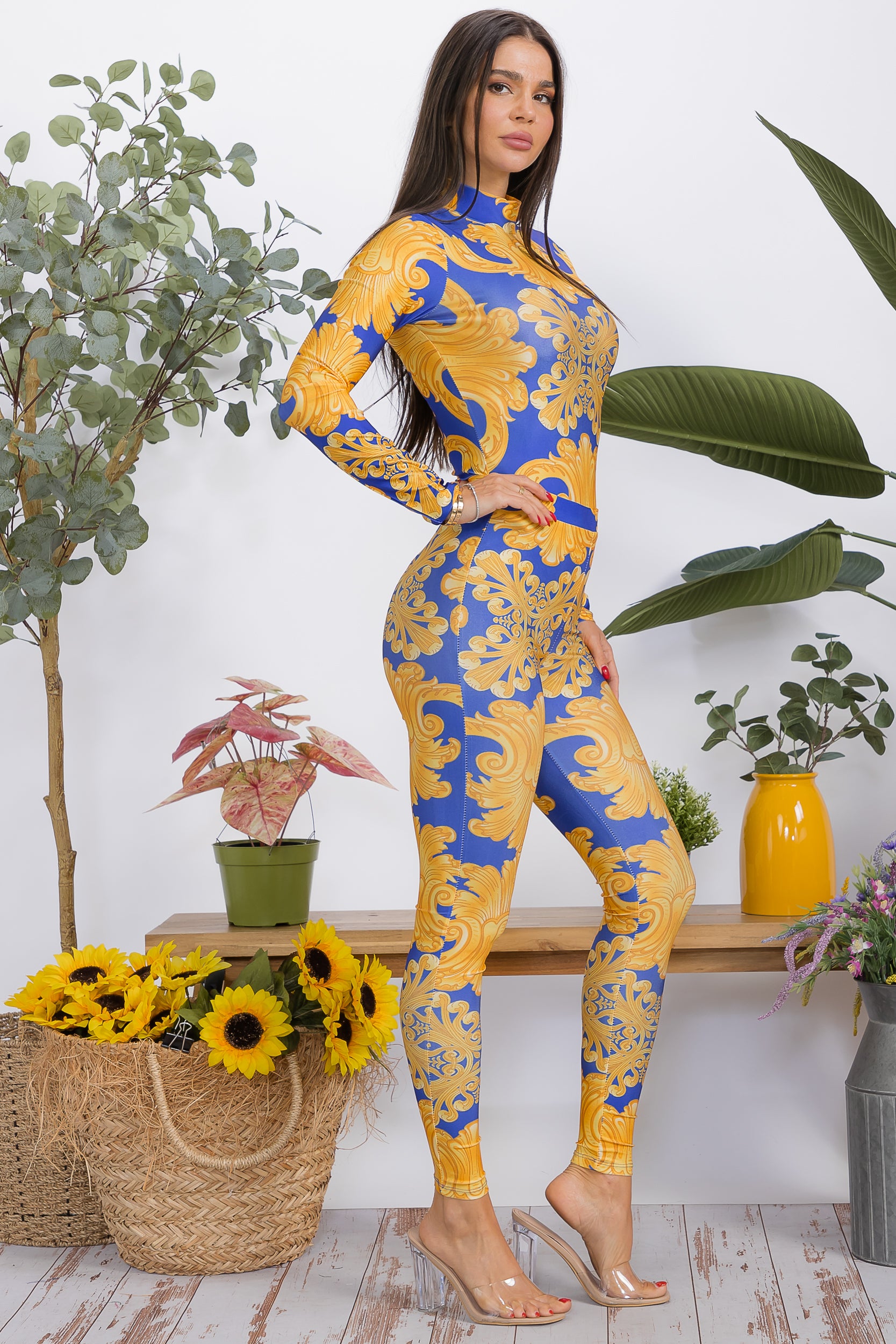 HH1151-P1 2-piece bodysuit and leggings set
