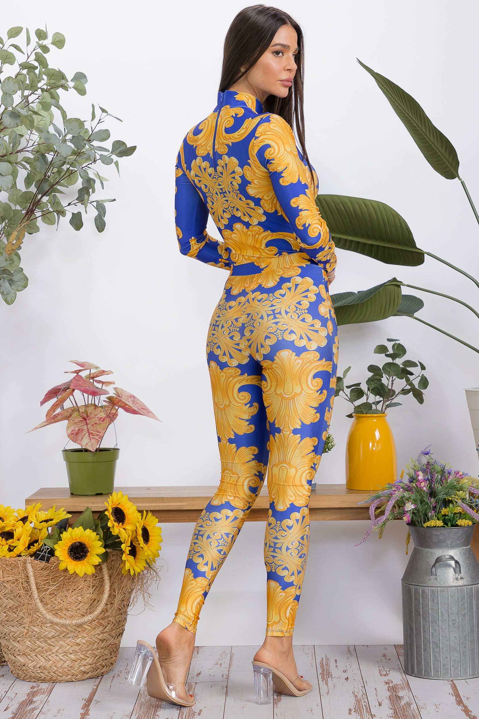 HH1151-P1 2-piece bodysuit and leggings set