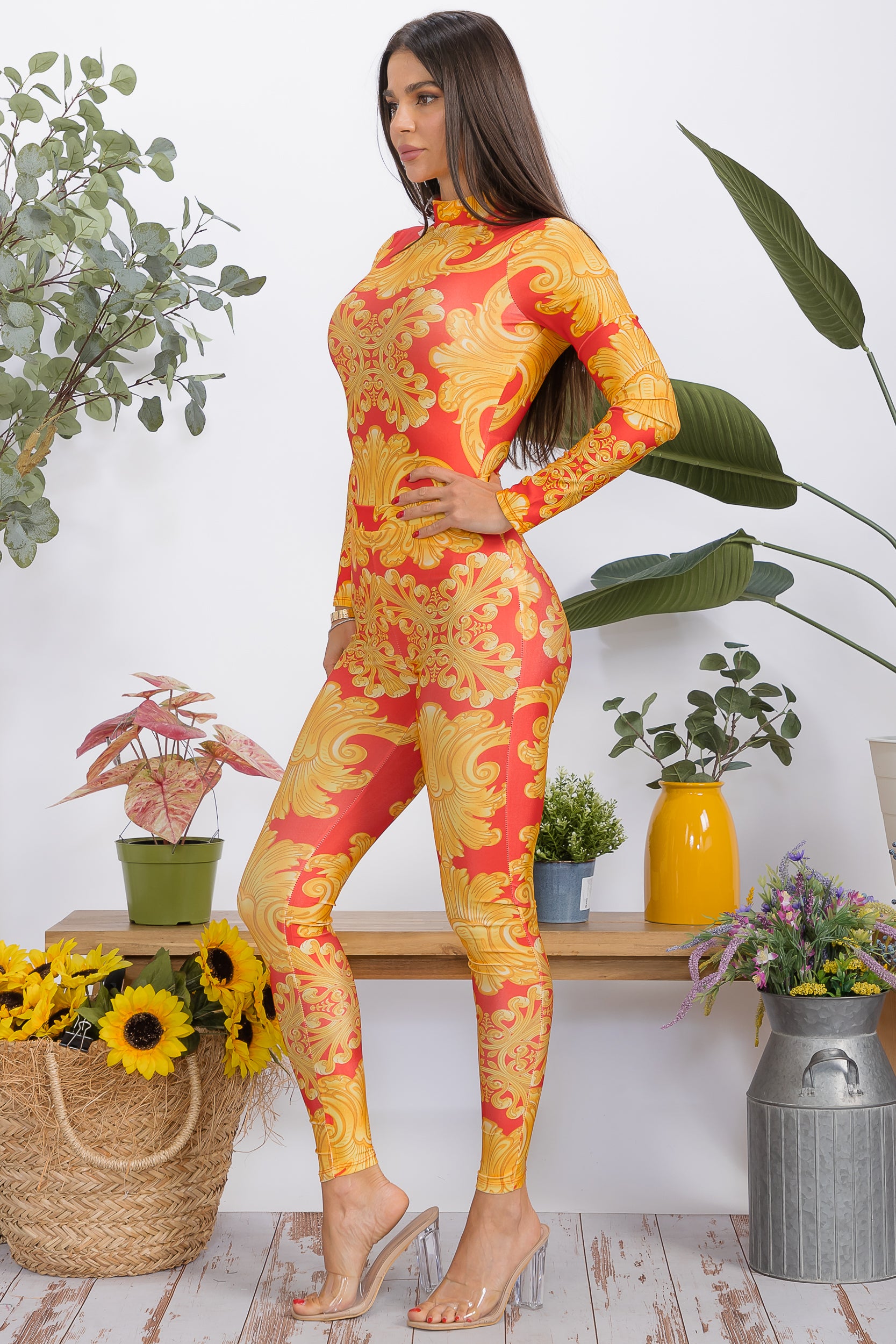 HH1151-P1 2-piece bodysuit and leggings set
