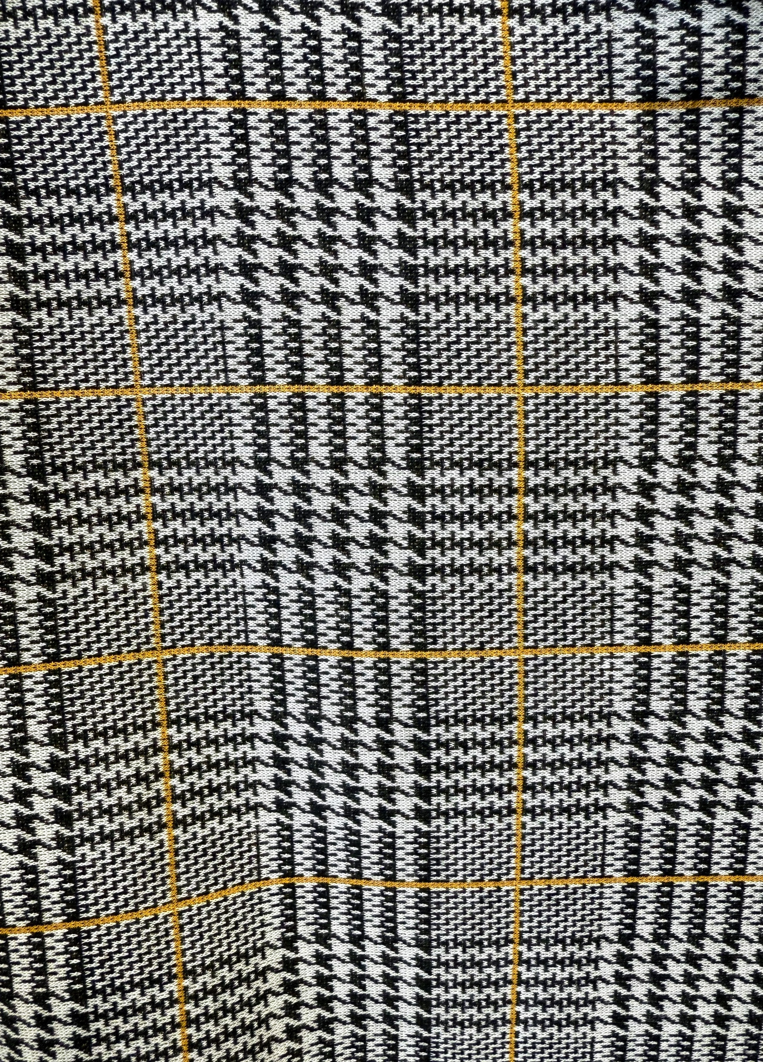 HH746P Maxi Plaid Skirt with Pockets